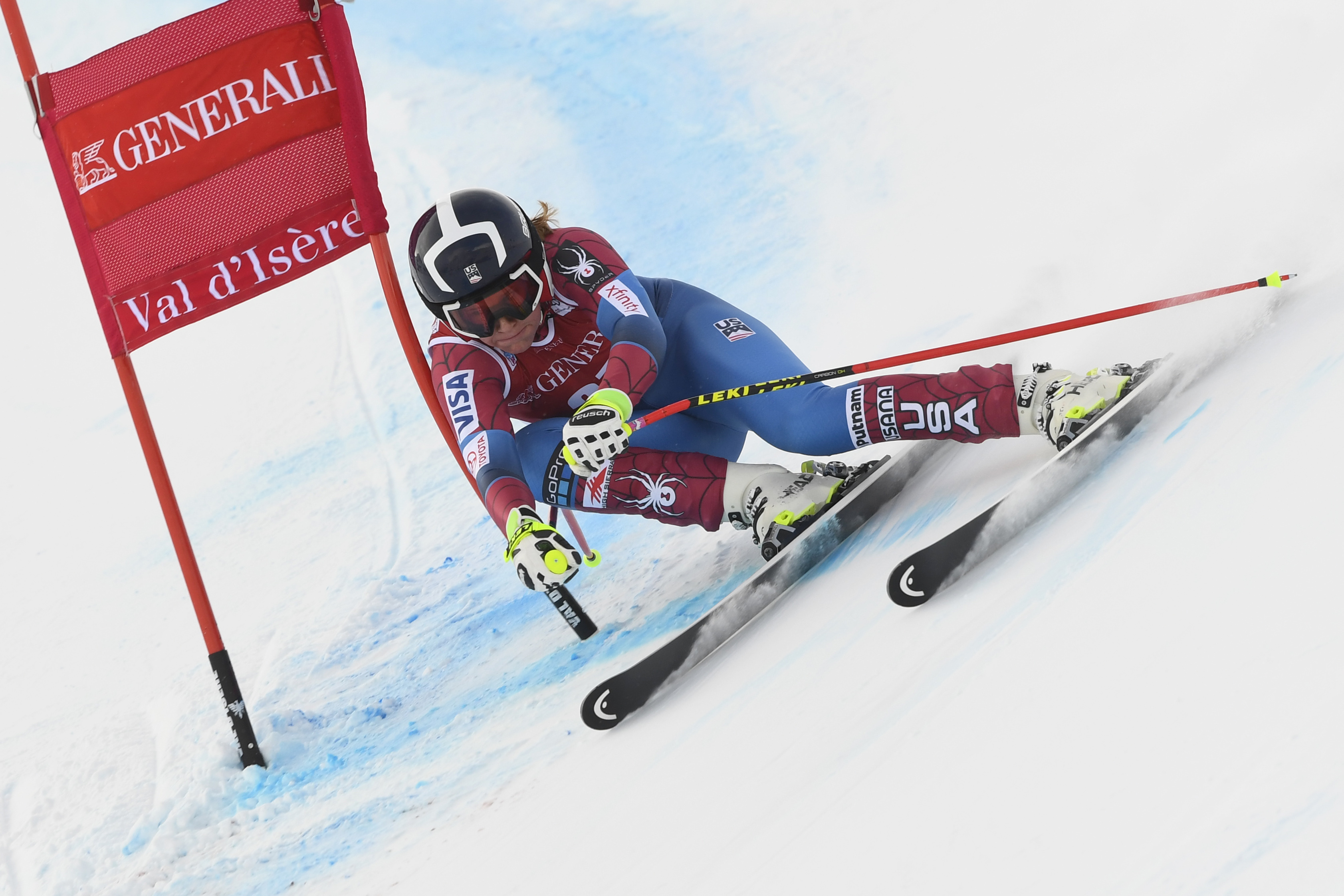 Alice McKennis Val d'Isere 12-17-17