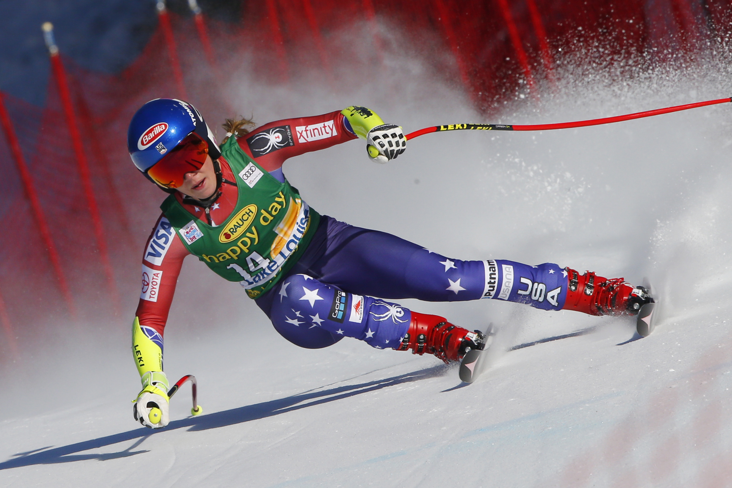 Mikaela Shiffrin Lake Louise super G