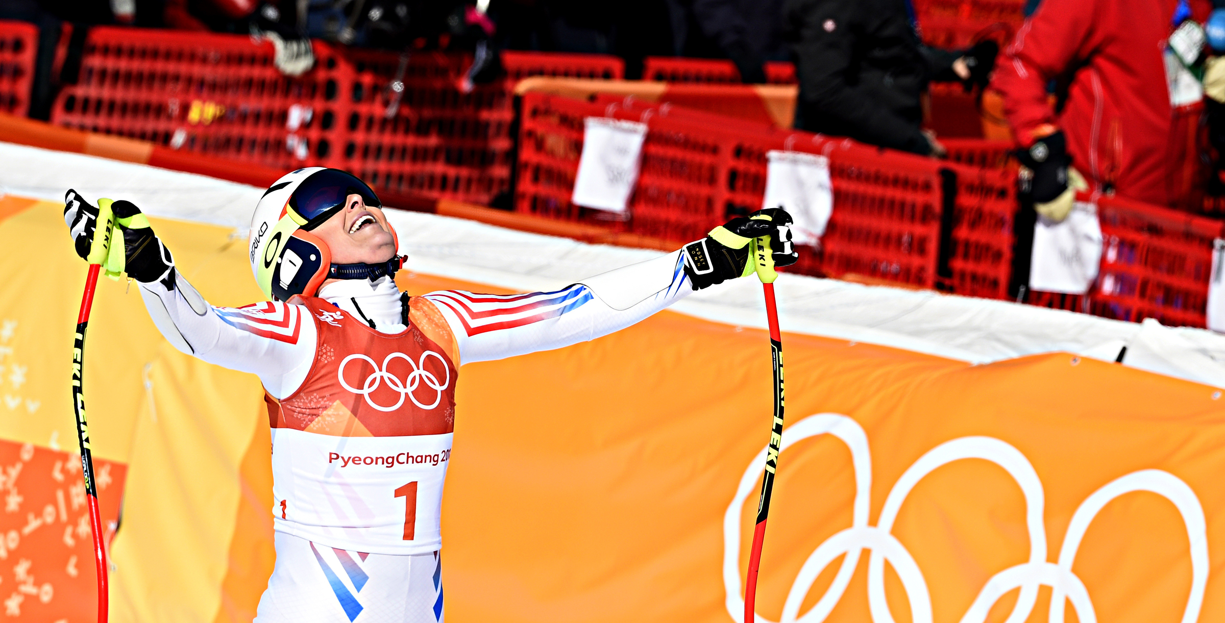 Lindsey Vonn wonders what could have been after crossing the finish line in the super-G. (Getty Images/Agence Zoom - Alain Grosclaude)