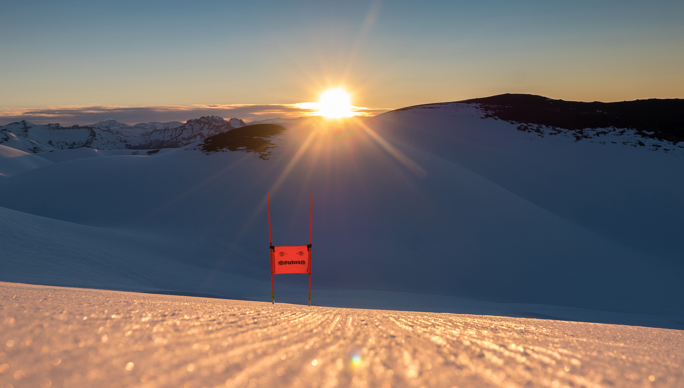 Sunrise with gate