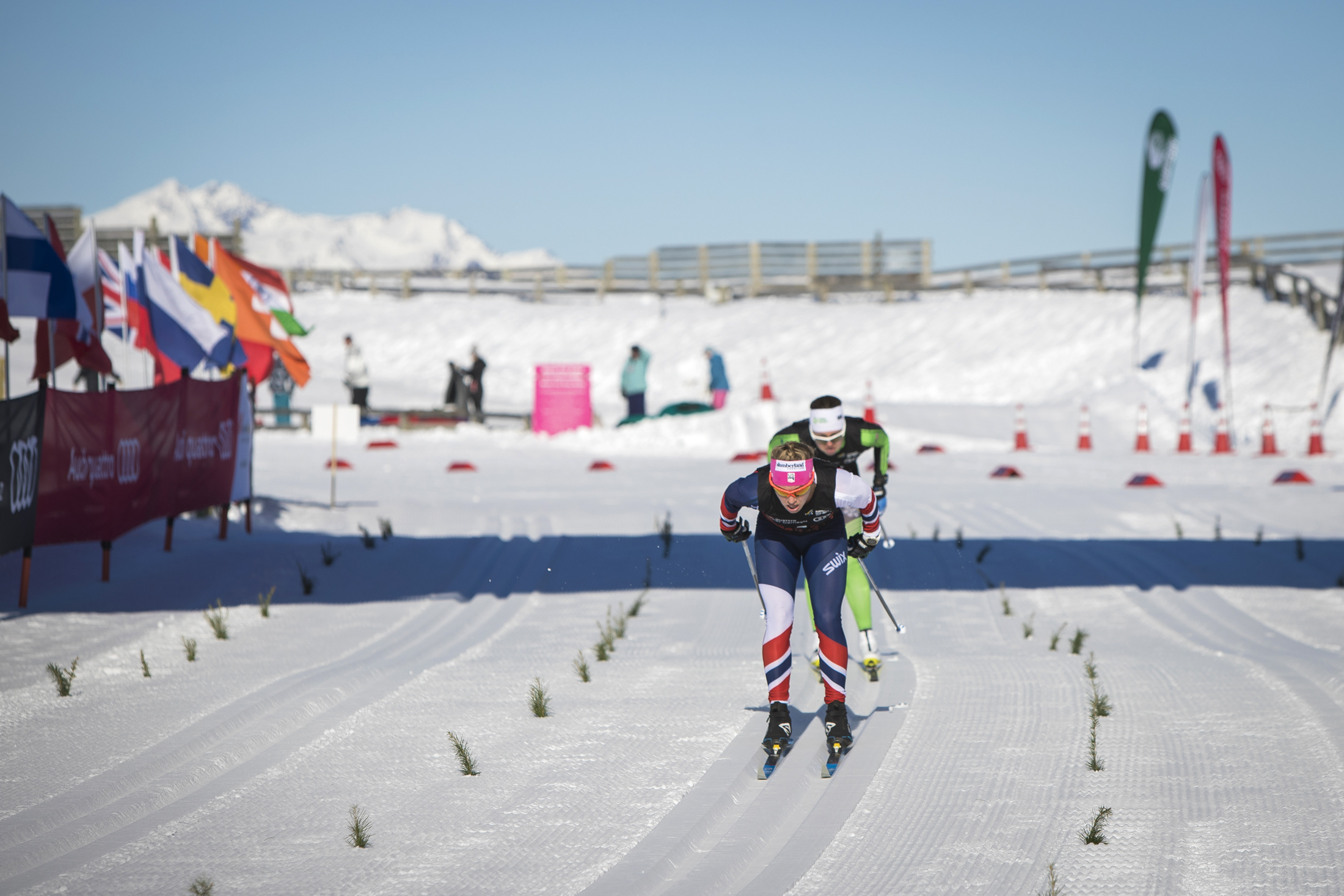 Women's 10k classic finish Jessie Diggins beats Caitlin Patterson