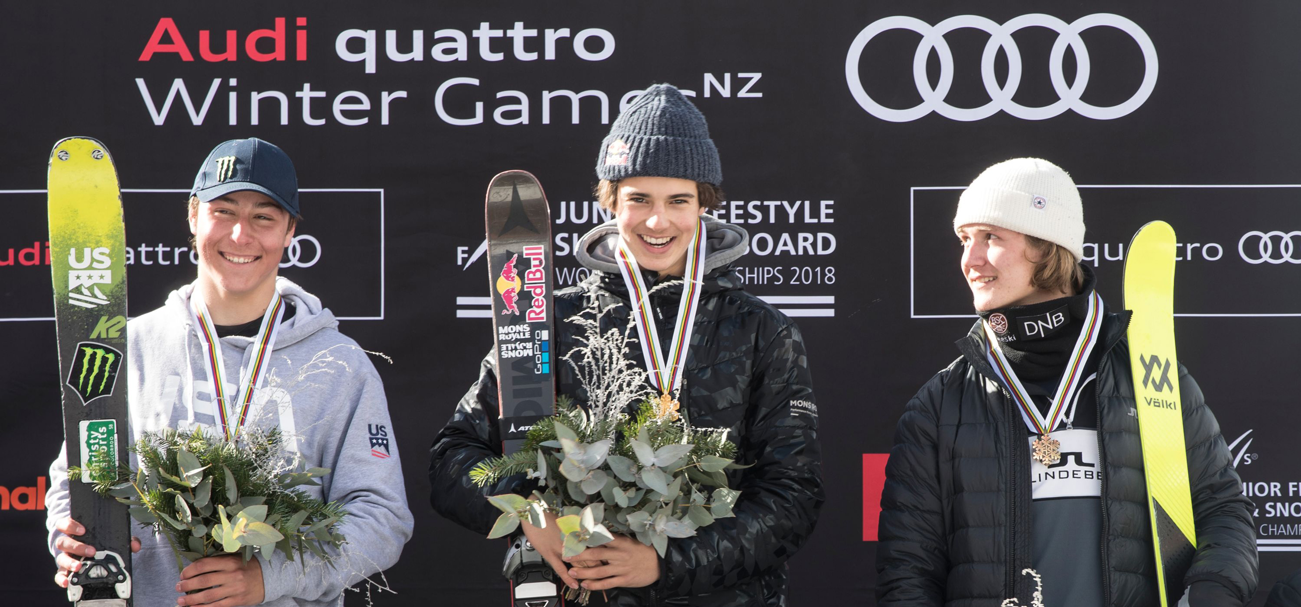 Men's Freeski Podium