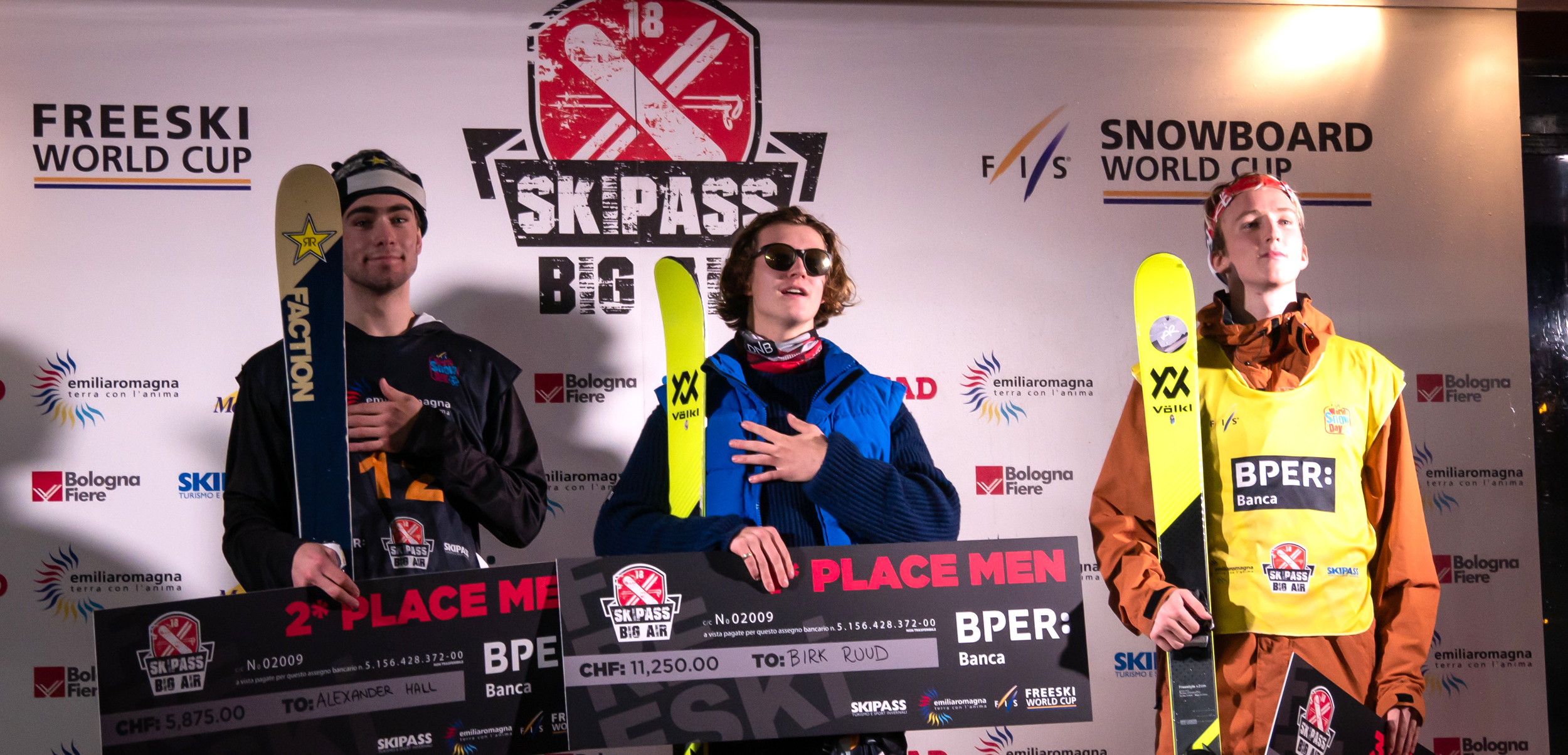 Men's Big Air Podium