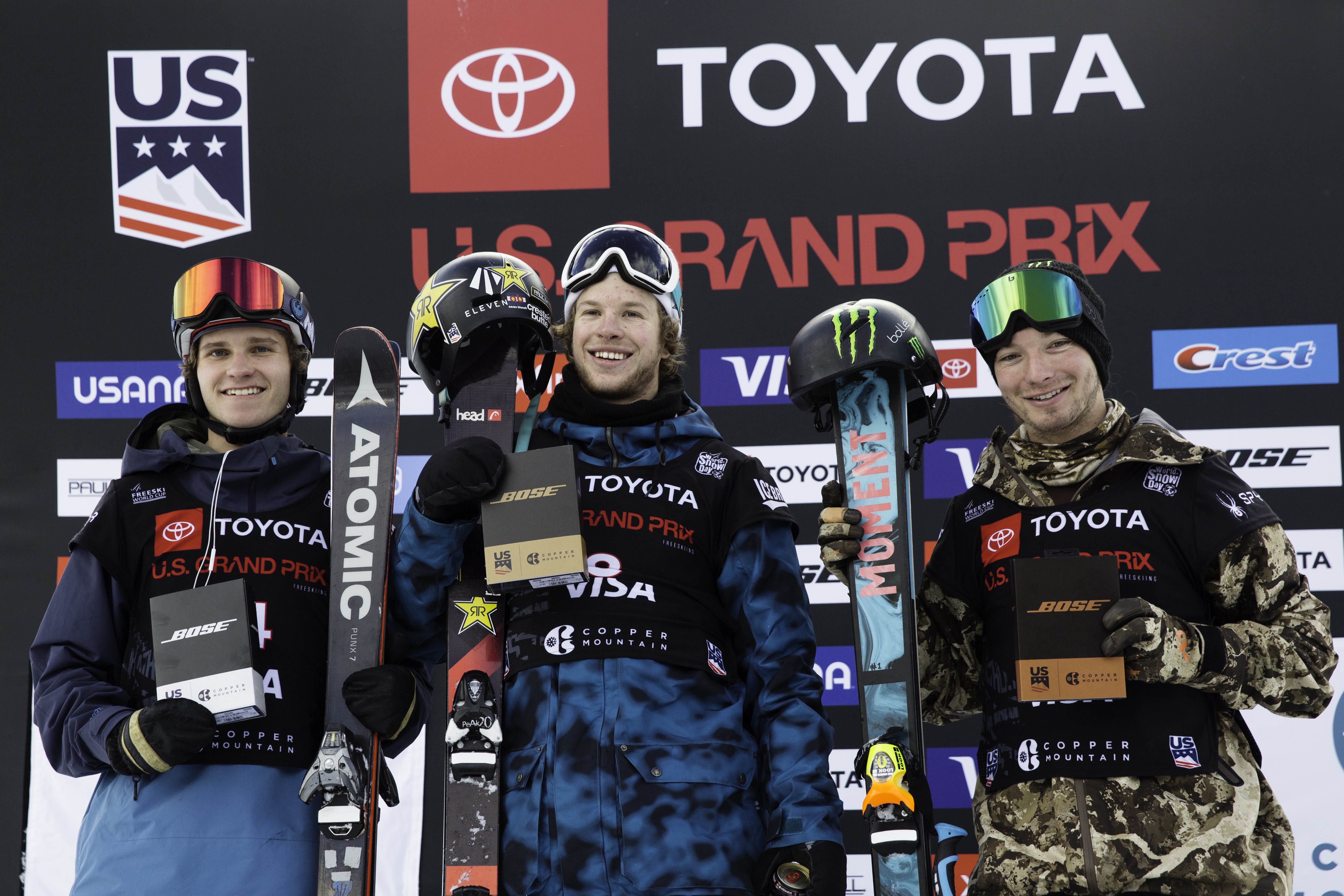 Mens Podium at U.S Grand Prix