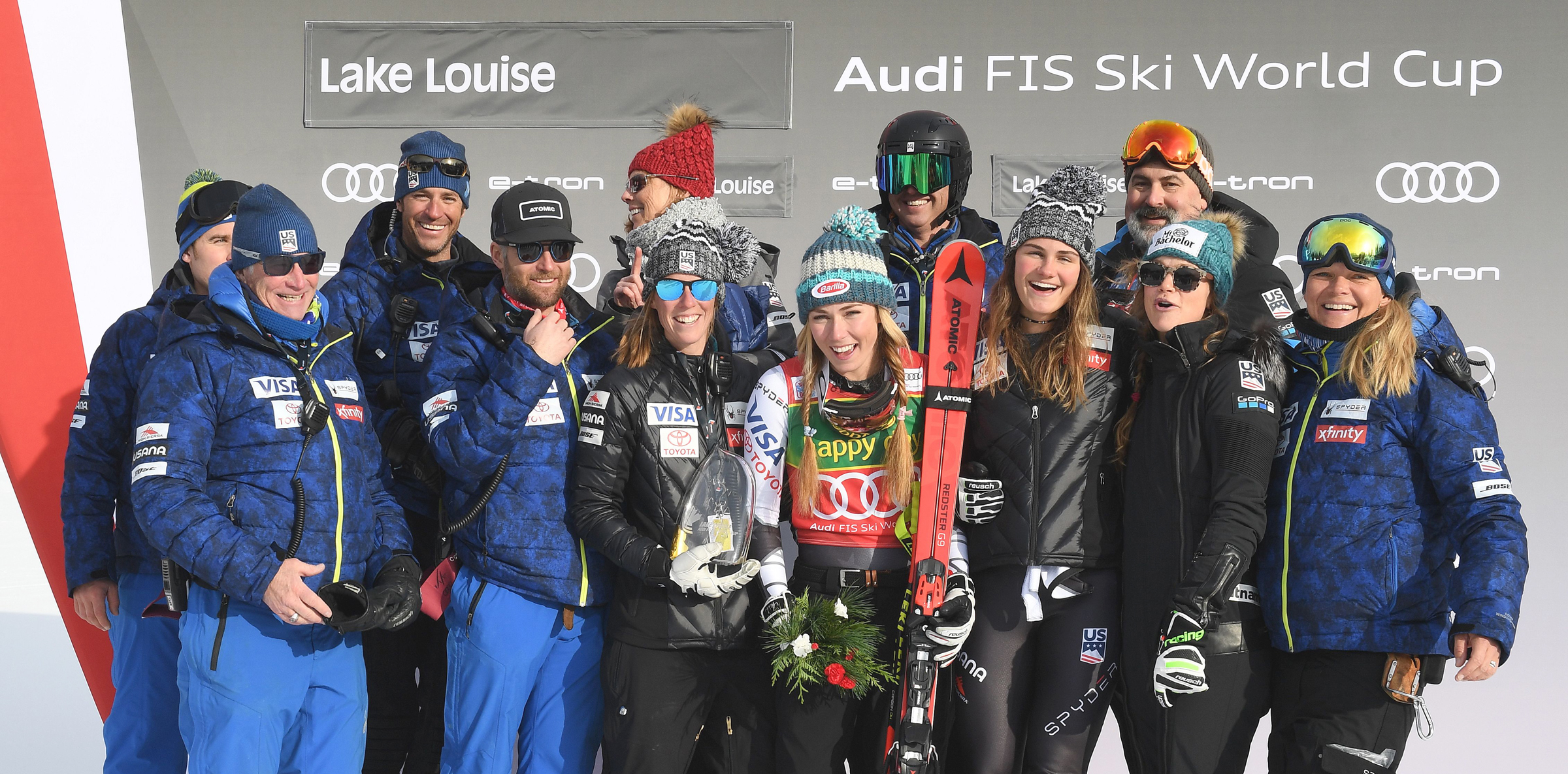 U.S. Team with Shiffrin