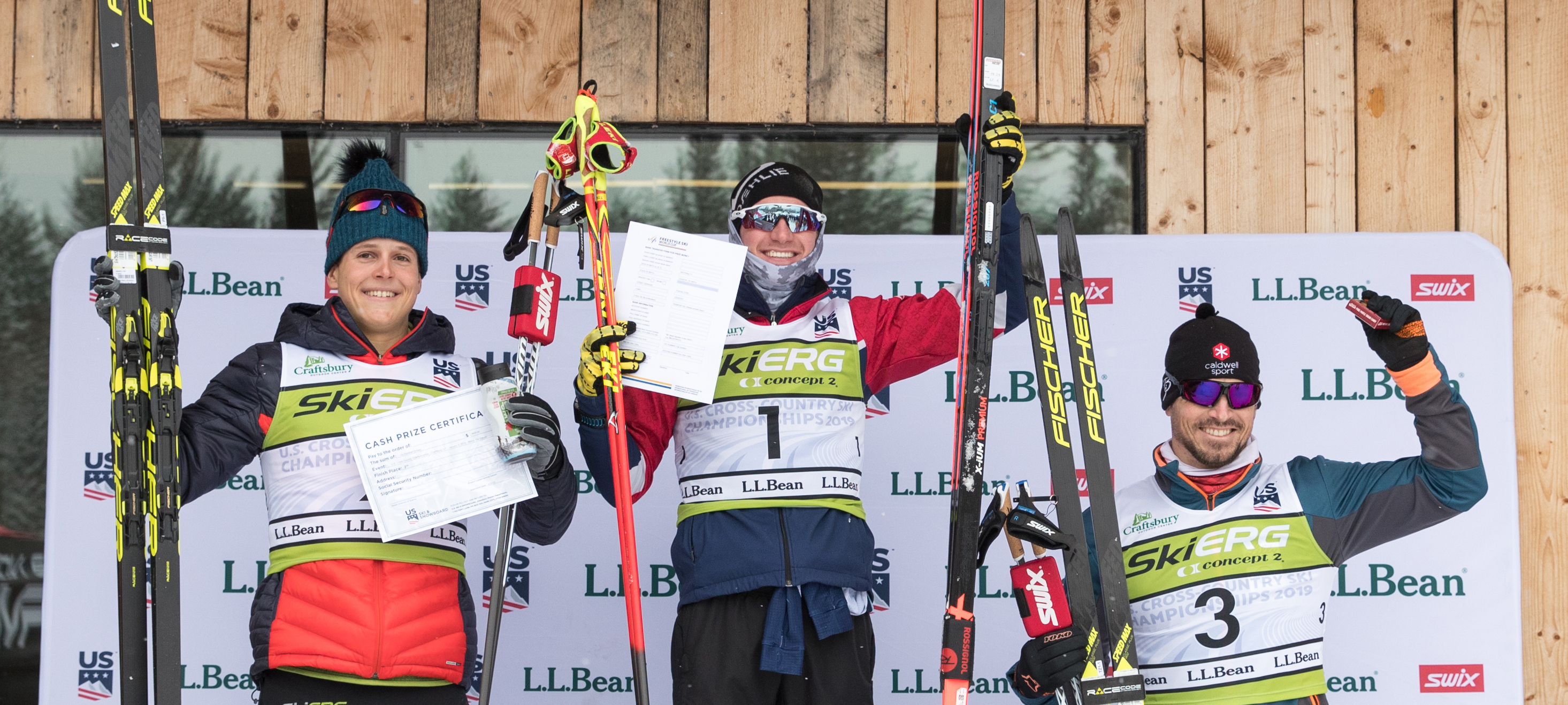 Men's podium