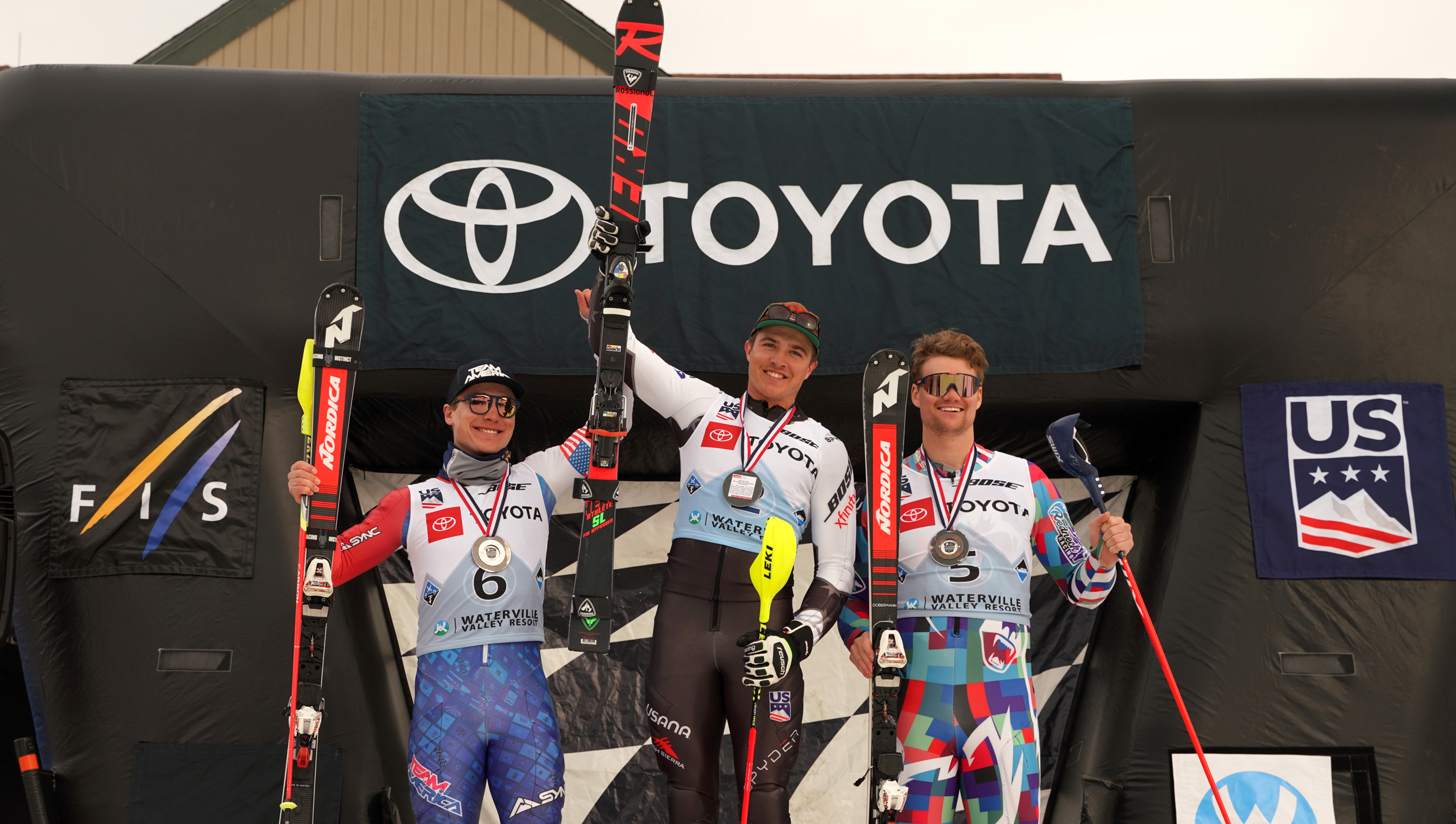 Men's podium