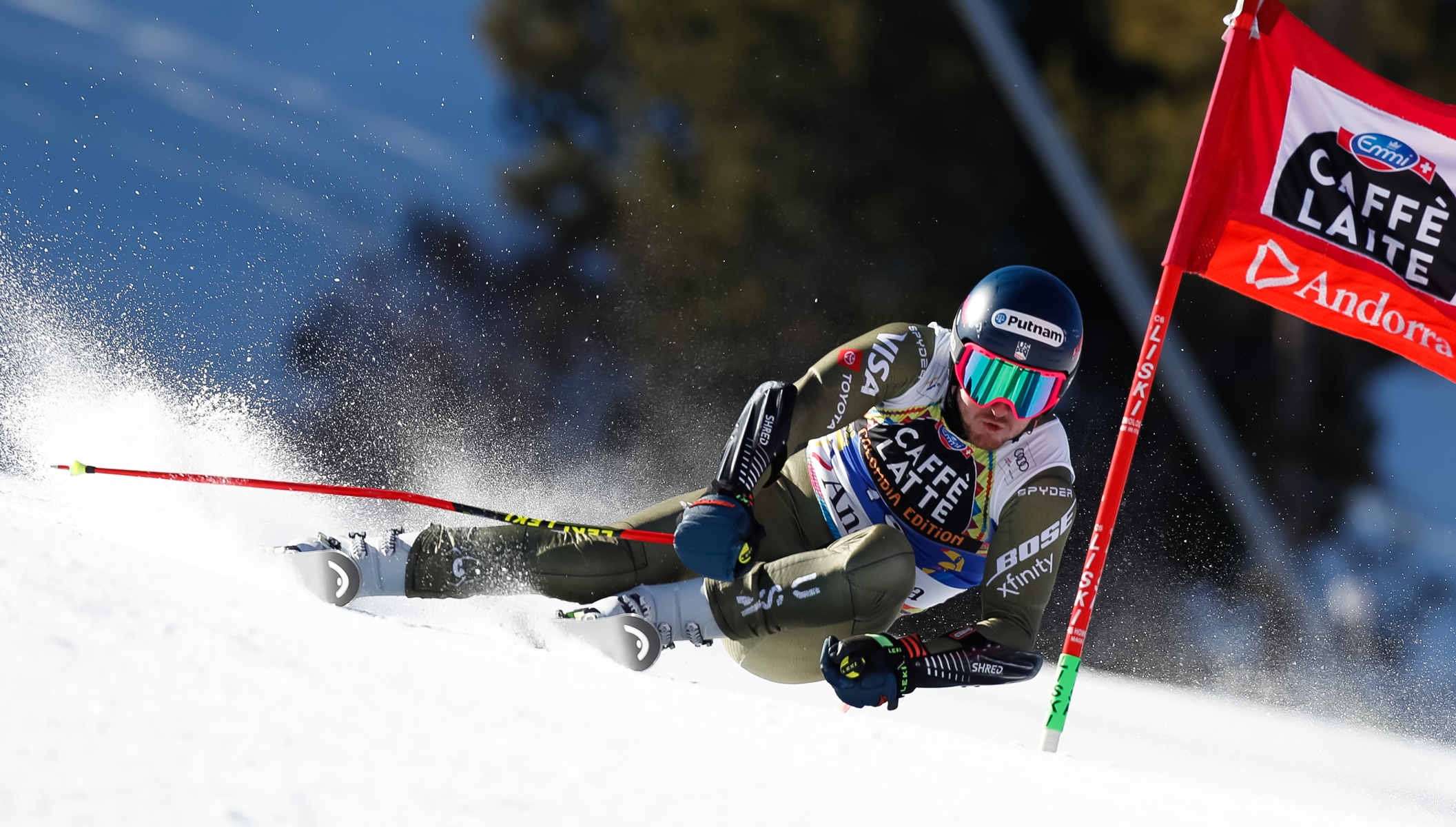 Ted Ligety tied his season's best result, finishing eighth in Saturday's FIS Ski World Cup Finals giant slalom in Soldeu, Andorra. (Getty Images/Agence Zoom - Alexis Boichard) Ted Ligety
