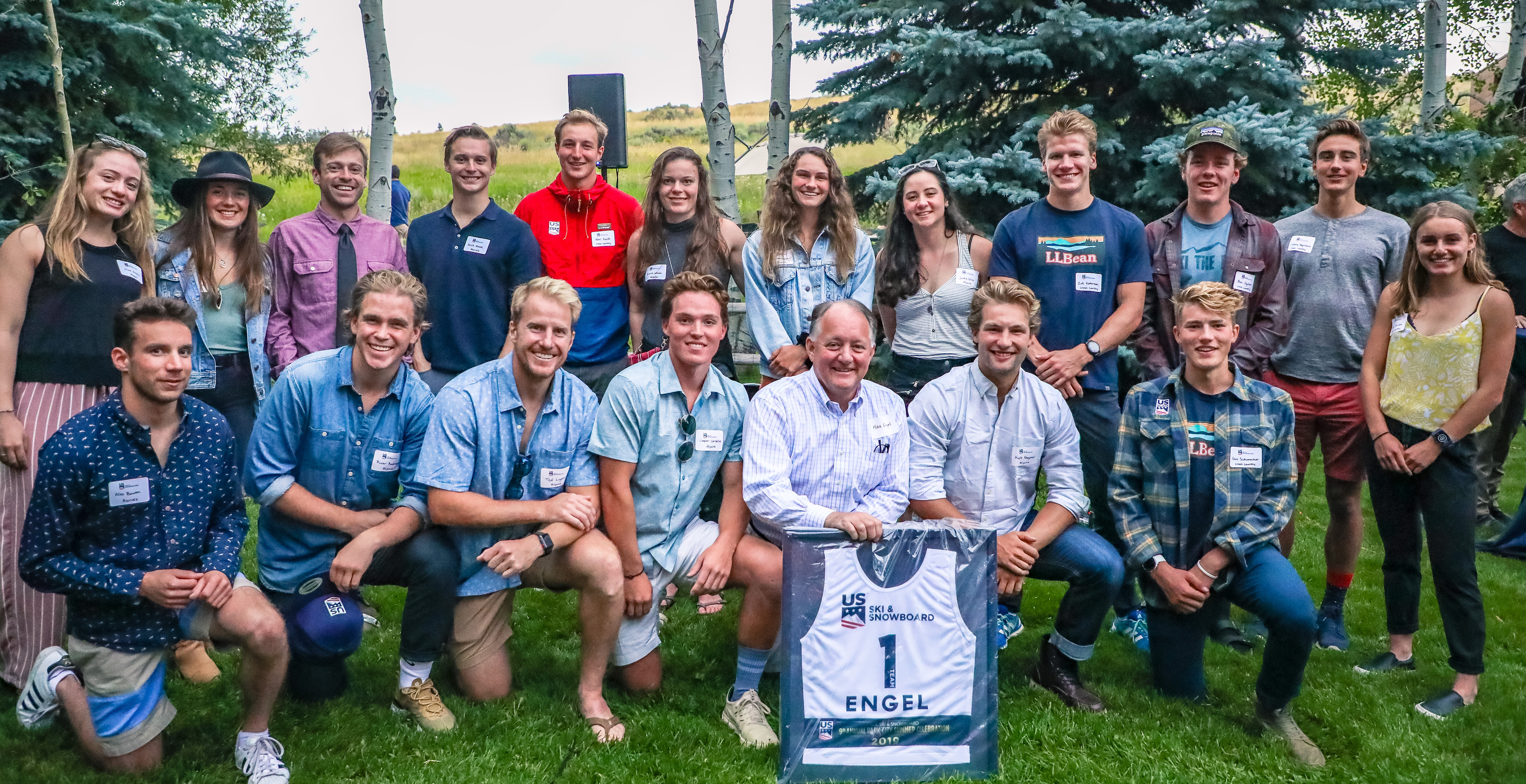Mike Engel and Athletes