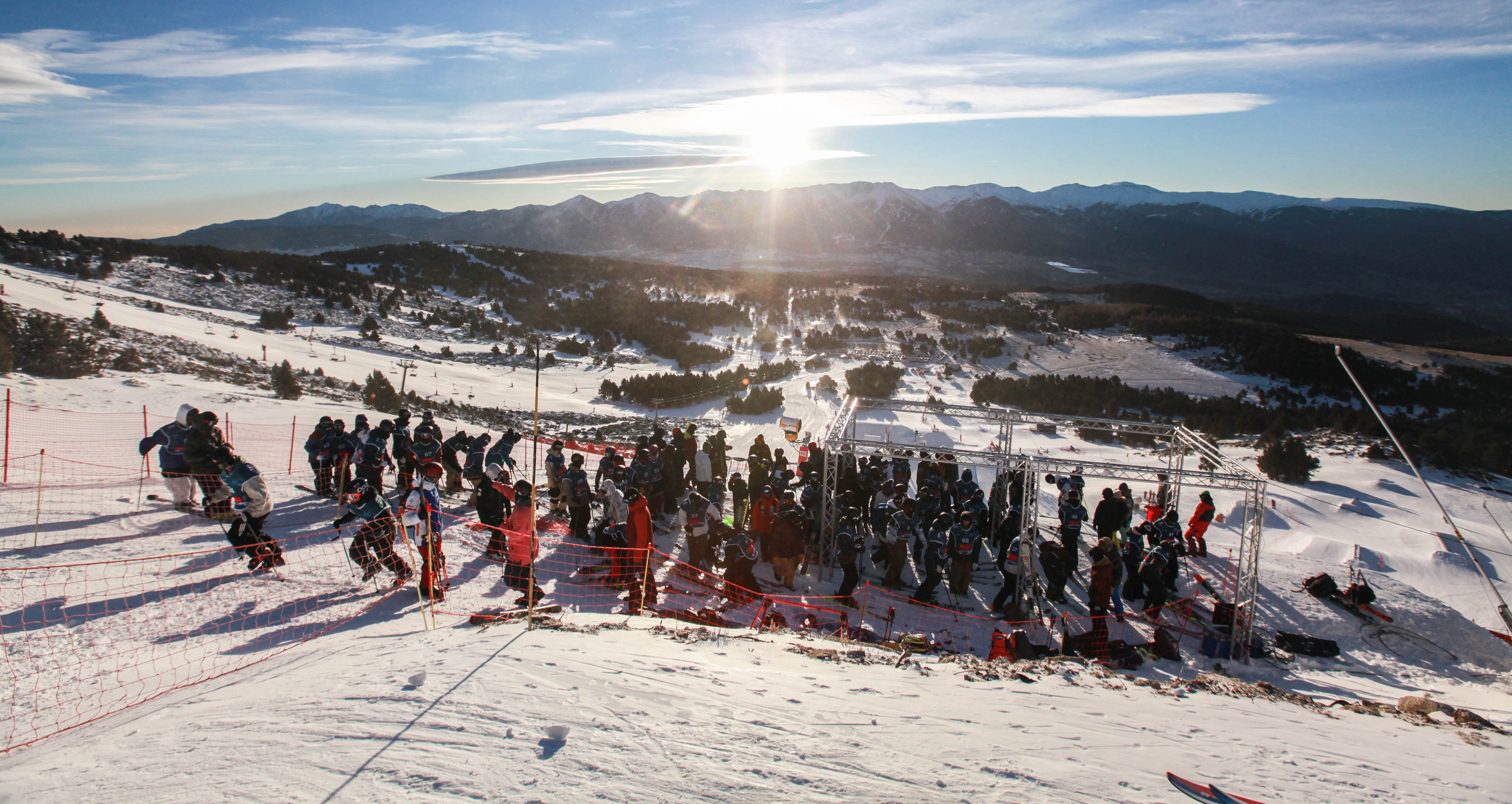 Athletes in Font Romeu