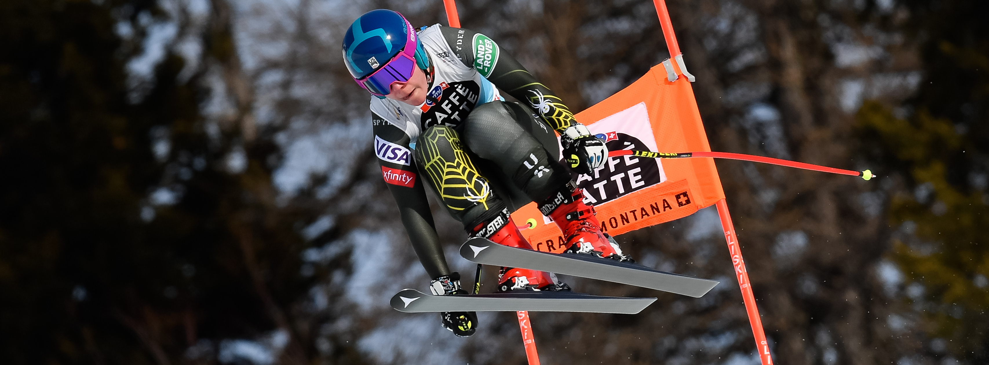 Breezy Johnson Fifth Downhill