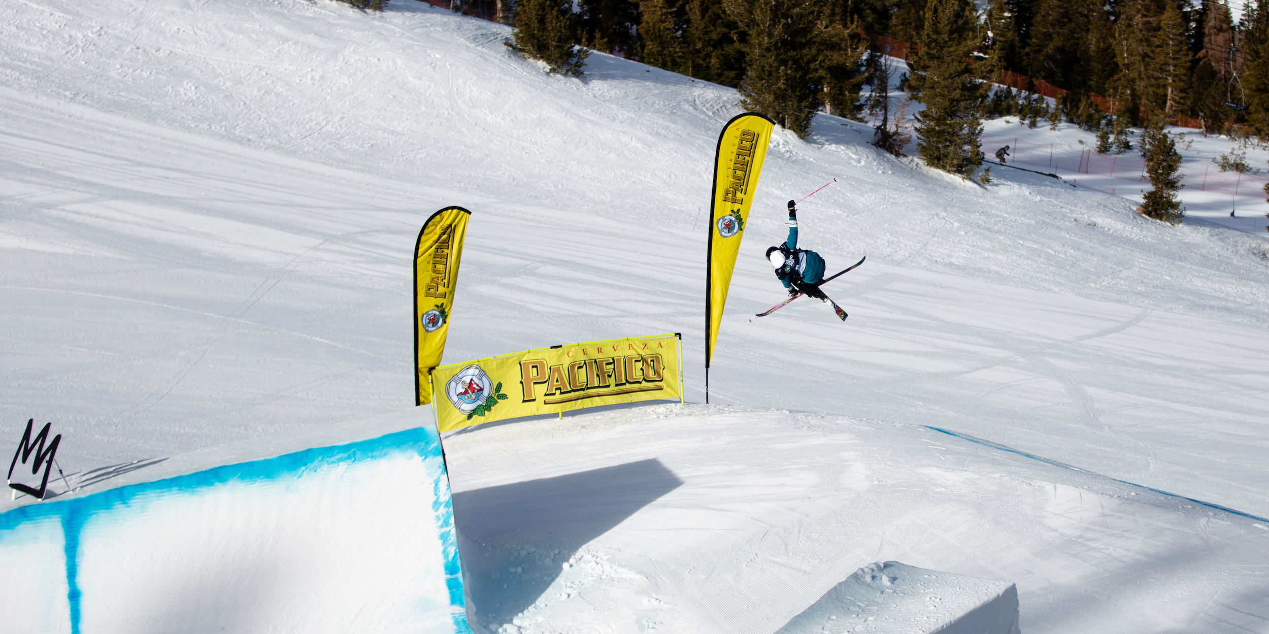 Maggie Voisin at the 2020 Land Rover U.S. Grand Prix freeski slopestyle finals at Mammoth Mountain, Calif. (U.S. Ski & Snowboard - Sarah Brunson) Maggie Voisin