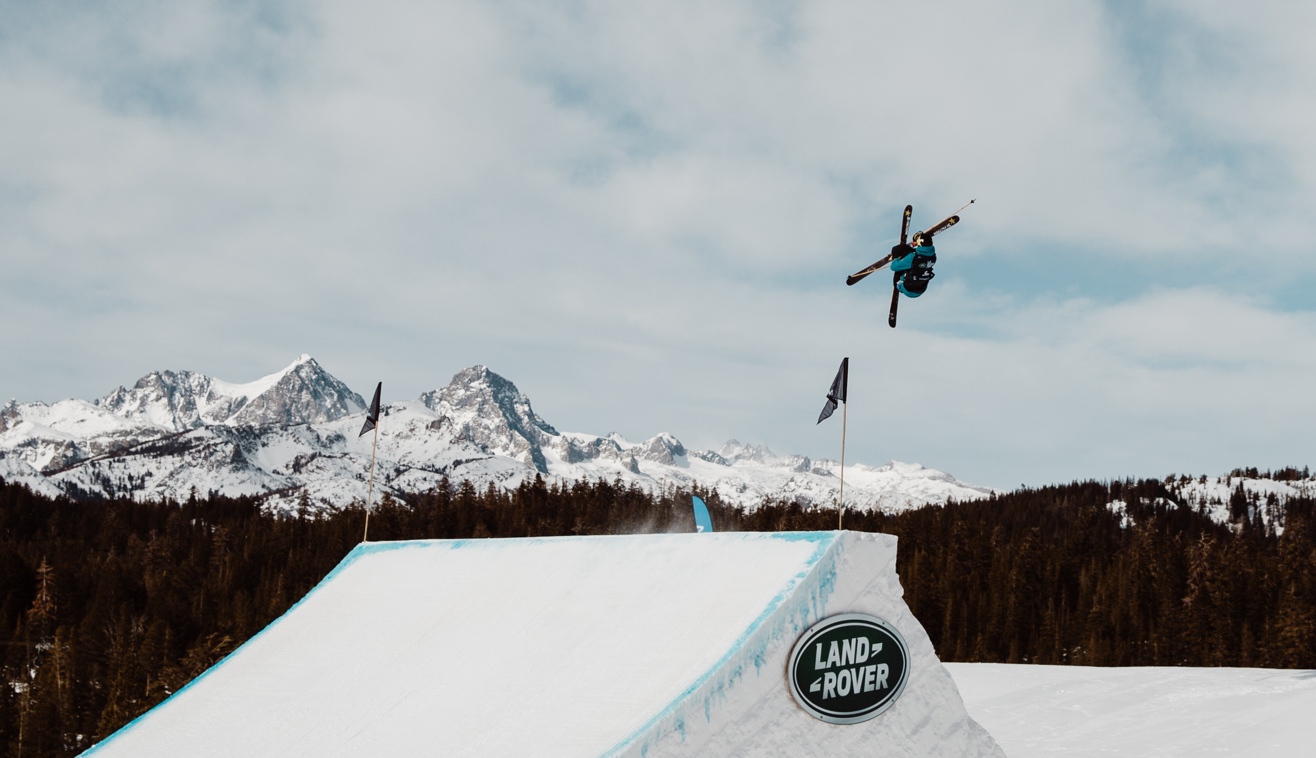 Alex Hall at the 2020 Land Rover U.S. Grand Prix Freeski Slopestyle Qualifiers at Mammoth Mountain, Calif. (U.S. Ski & Snowboard - Sarah Brunson) A-Hall Mammoth