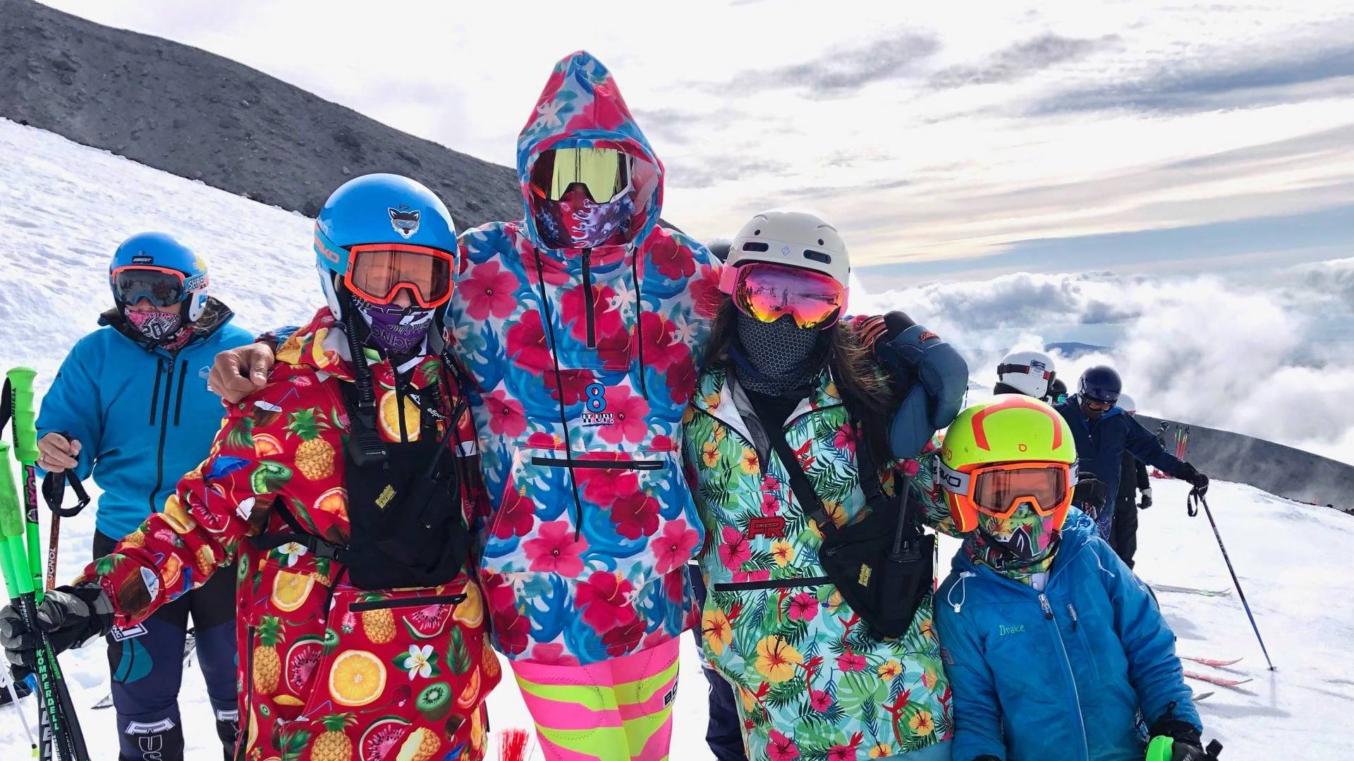 Masters and Families Summer Training at Mt Hood