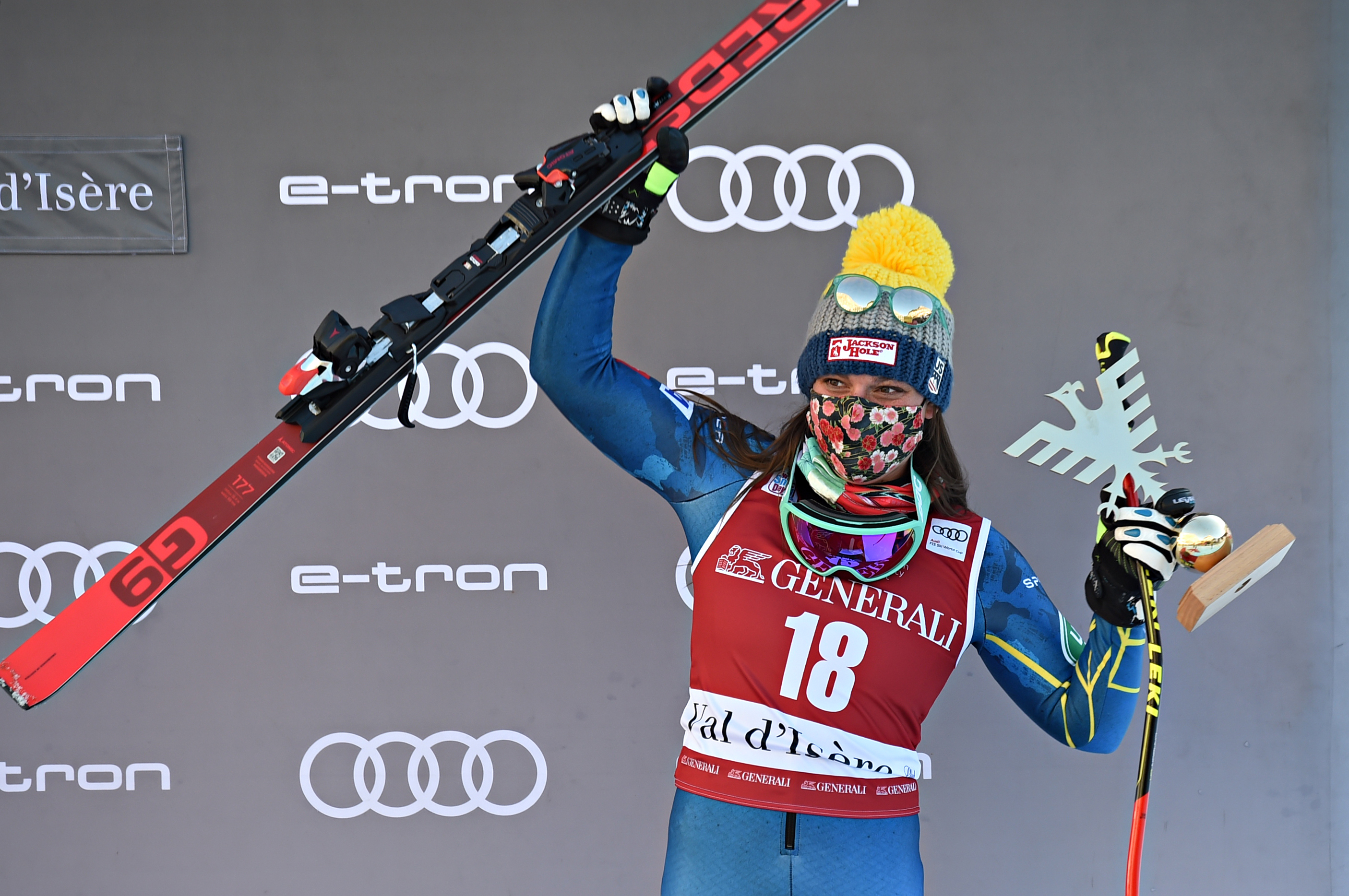 Breezy Johnson First Podium 
