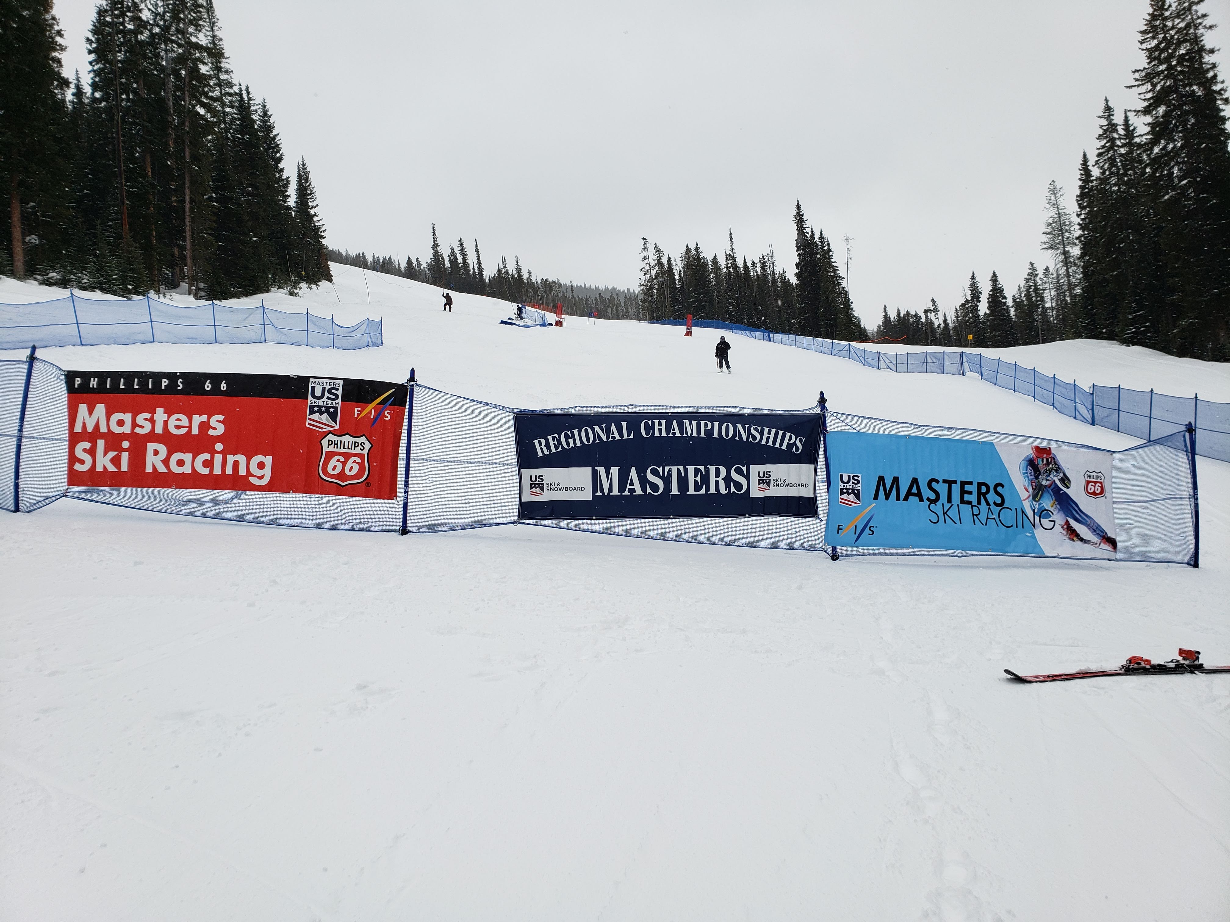 2021 Phillips 66 Western Regional Championship Banners at the base of the SG course