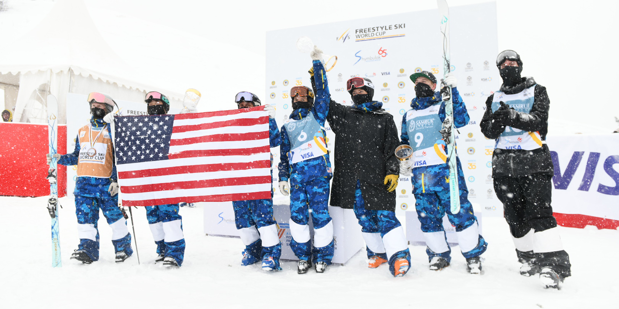 U.S. Wins Moguls Nations Cup