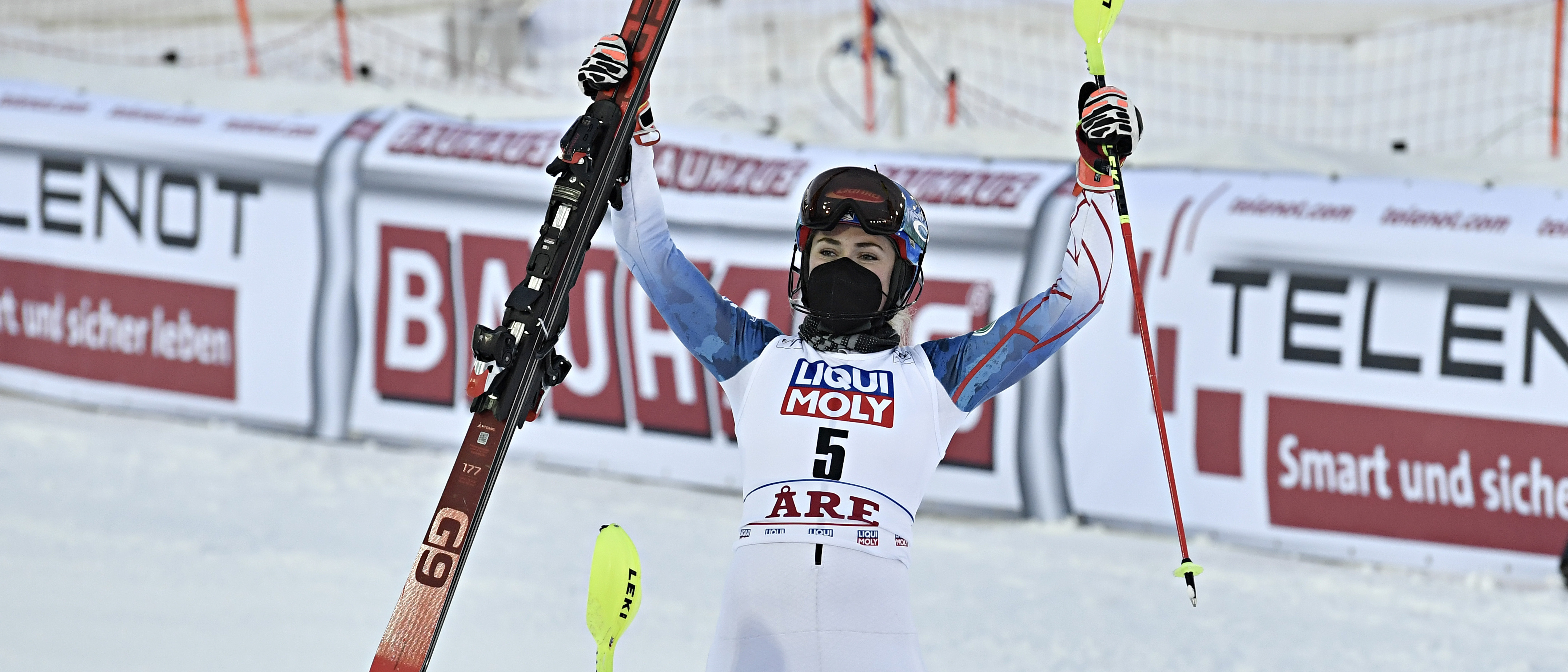 Mikaela Shiffrin Third Are Slalom