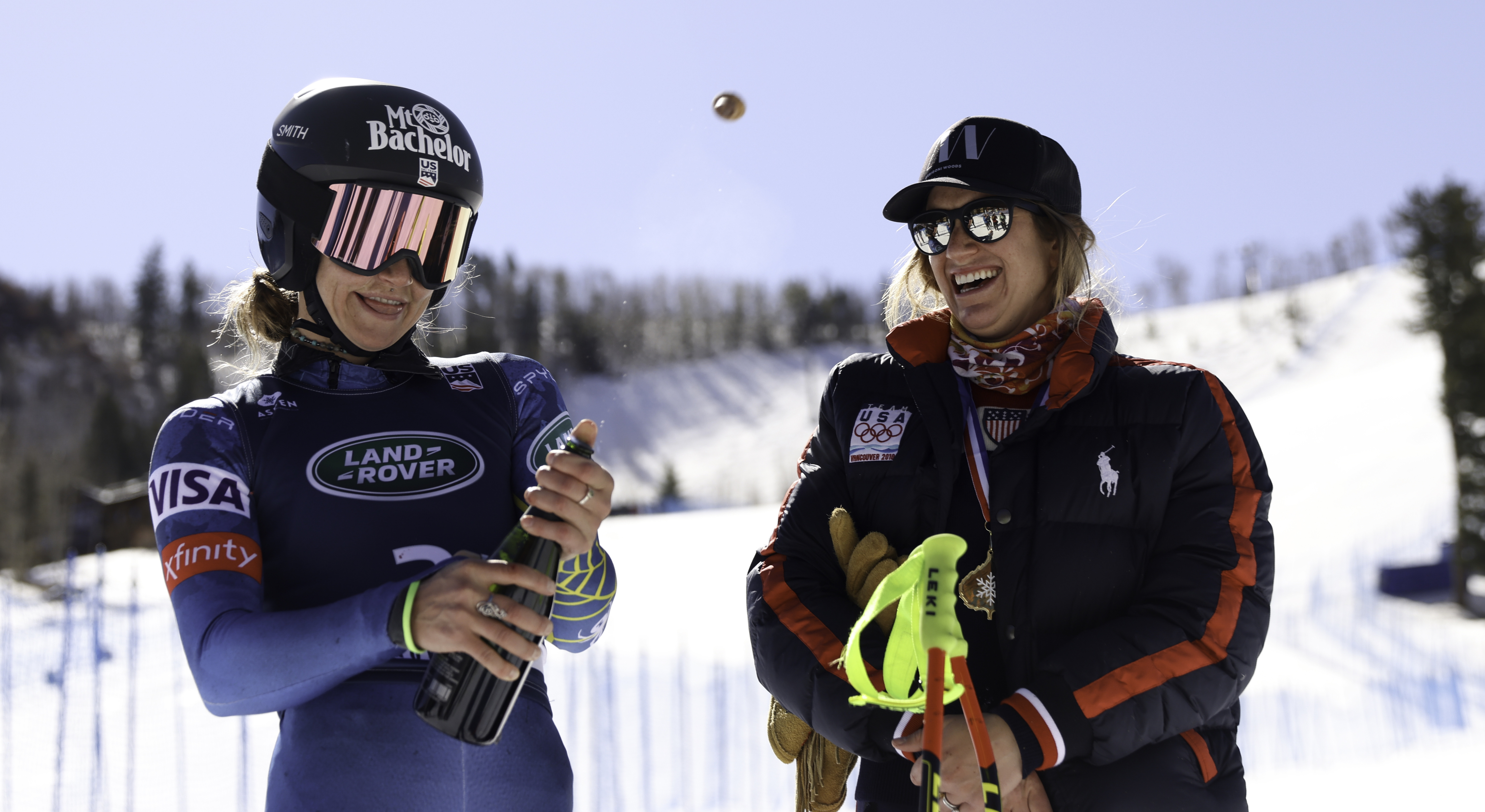 Laurenne Ross and Alice McKennis