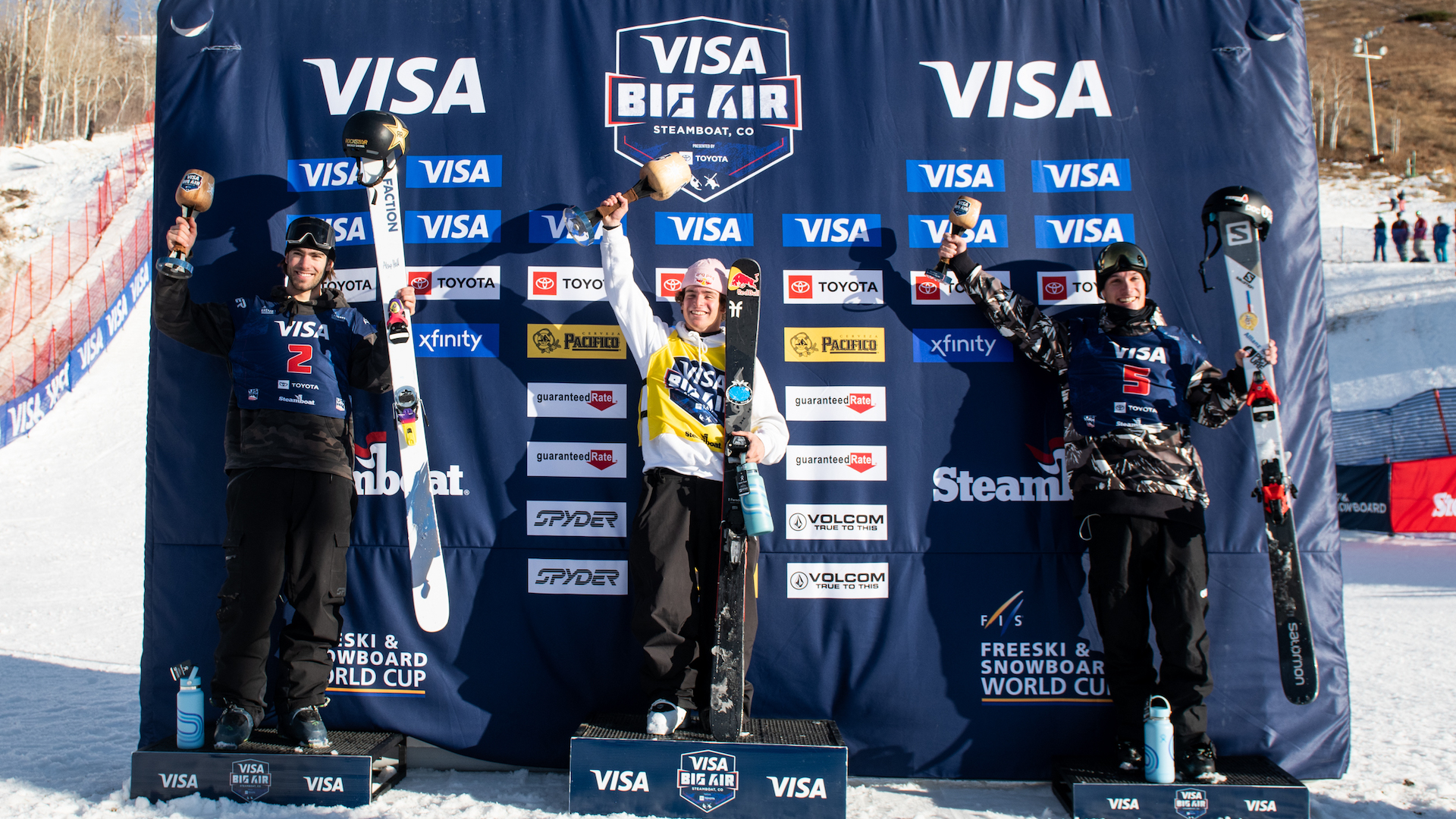 The men's Podium. 