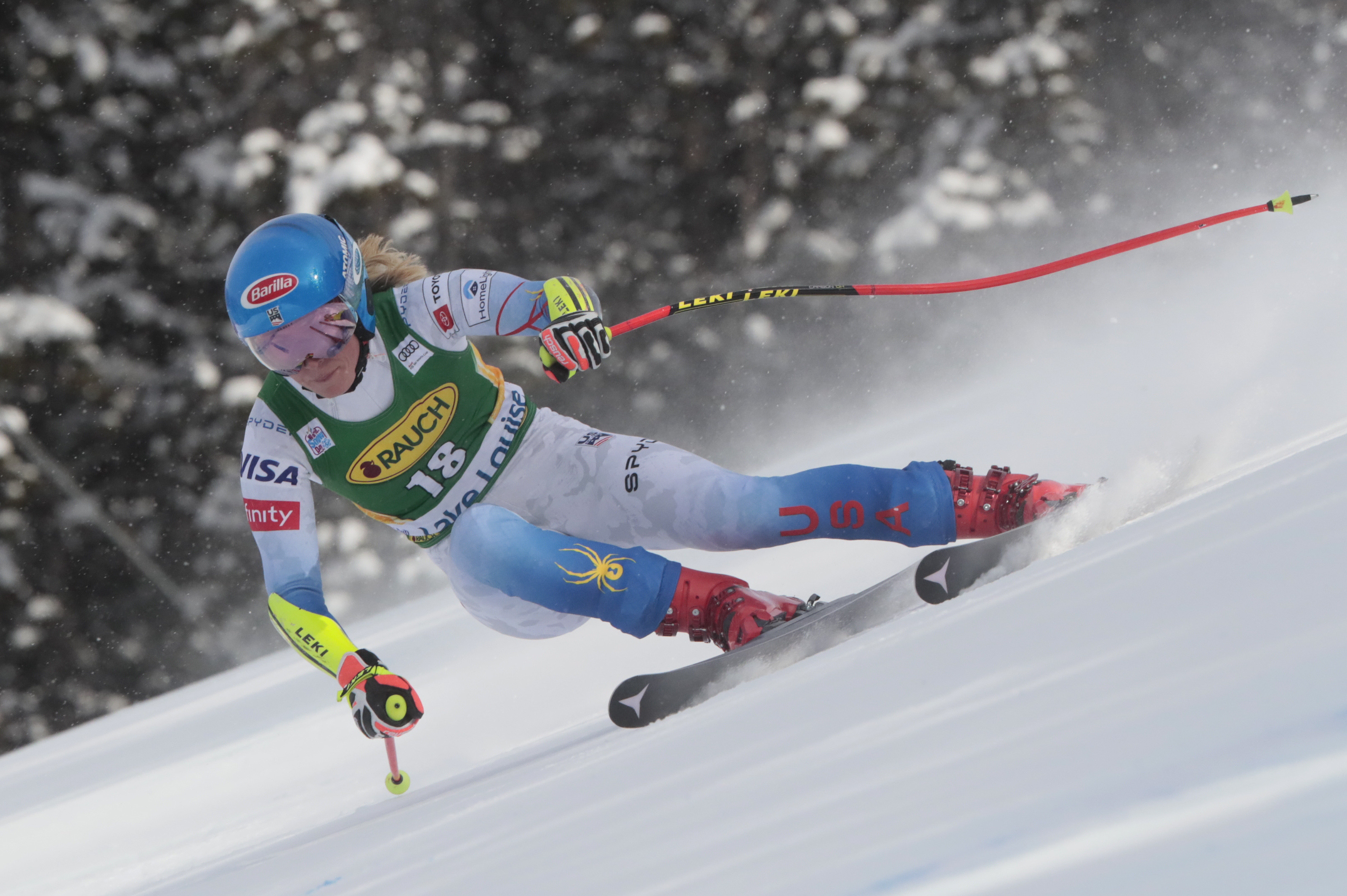 Mikaela Shiffrin in Lake Louise Super-G