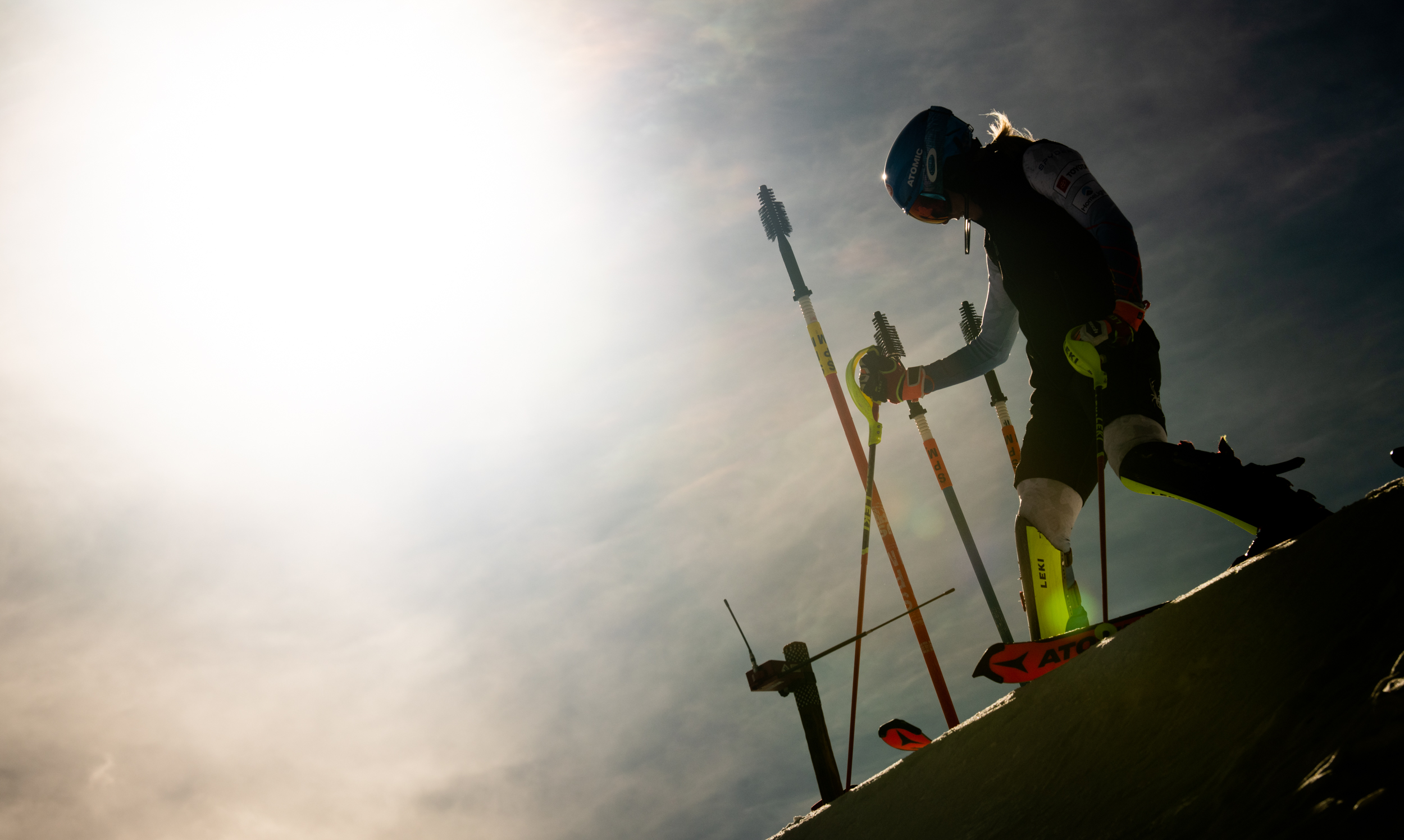 Mikaela Shiffrin trains at Copper Mountain
