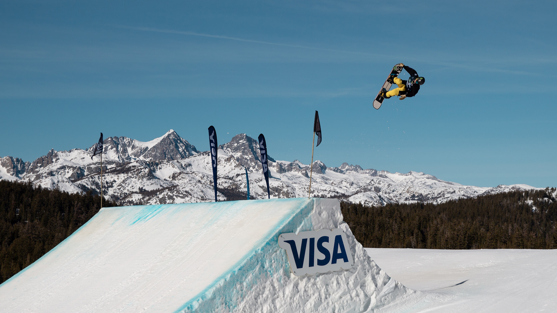 Snowboarder Dusty Henricksen 