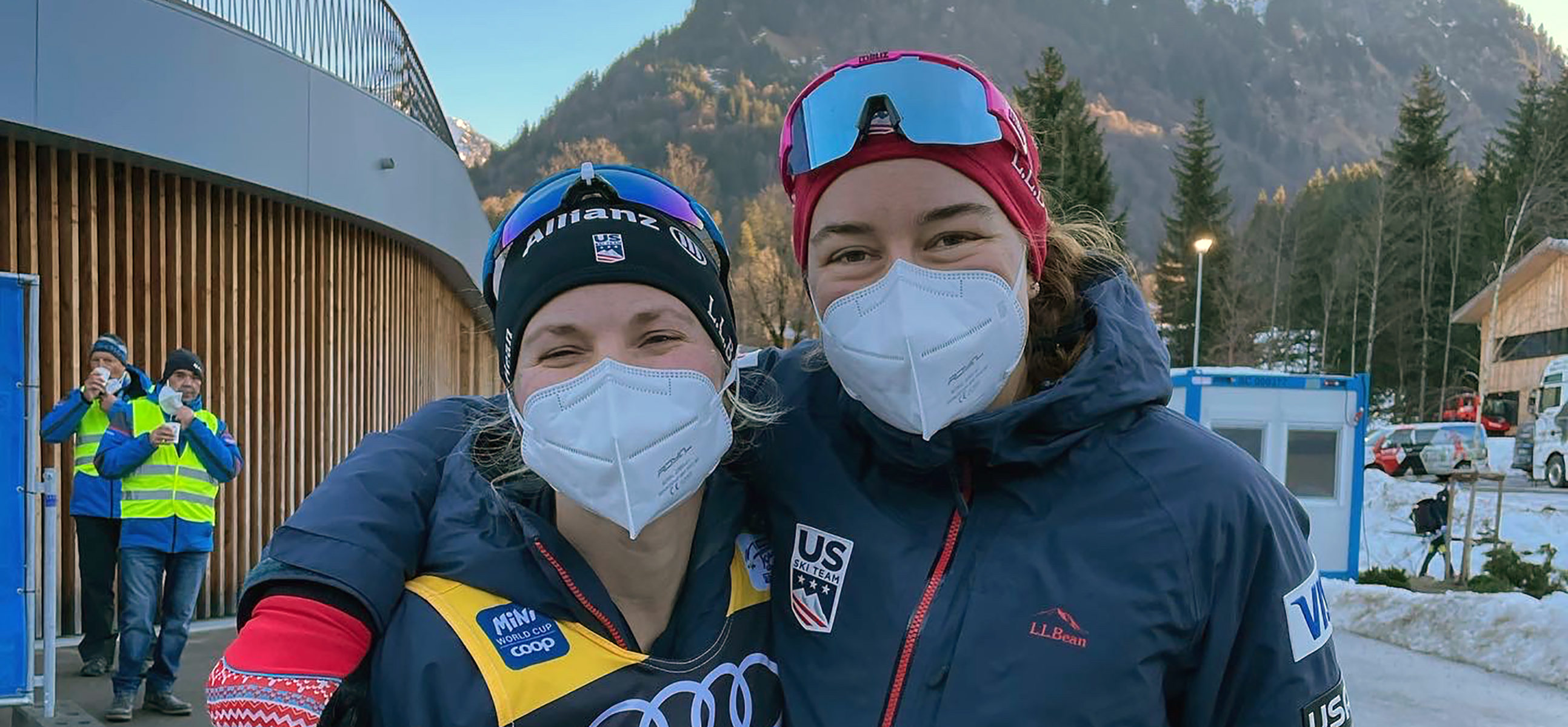 Jessie Diggins and Katharine Ogden