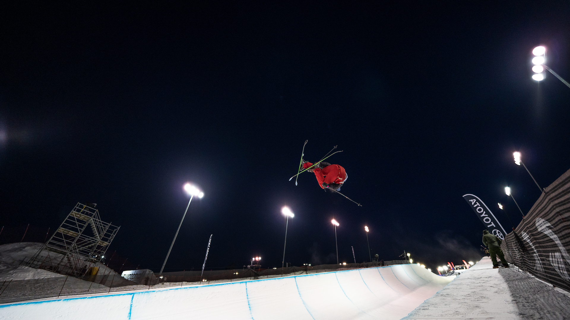 Alex Ferreira in the air. 