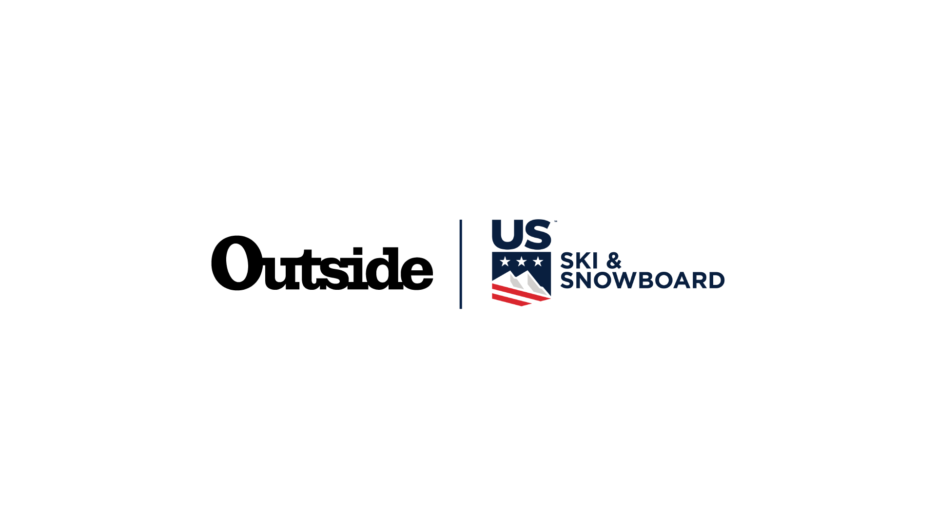 Outside and U.S. Ski & Snowboard logo Outside and U.S. Ski & Snowboard logo