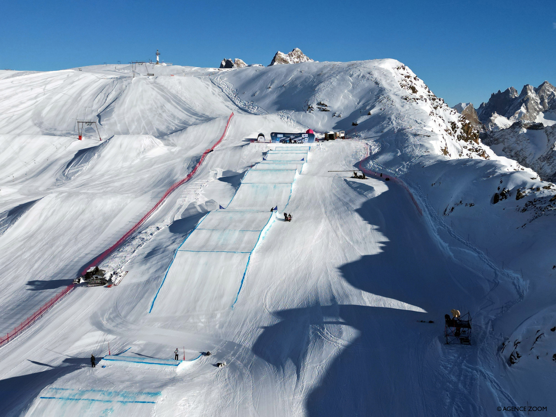Snowboardcross Course Snowboardcross course