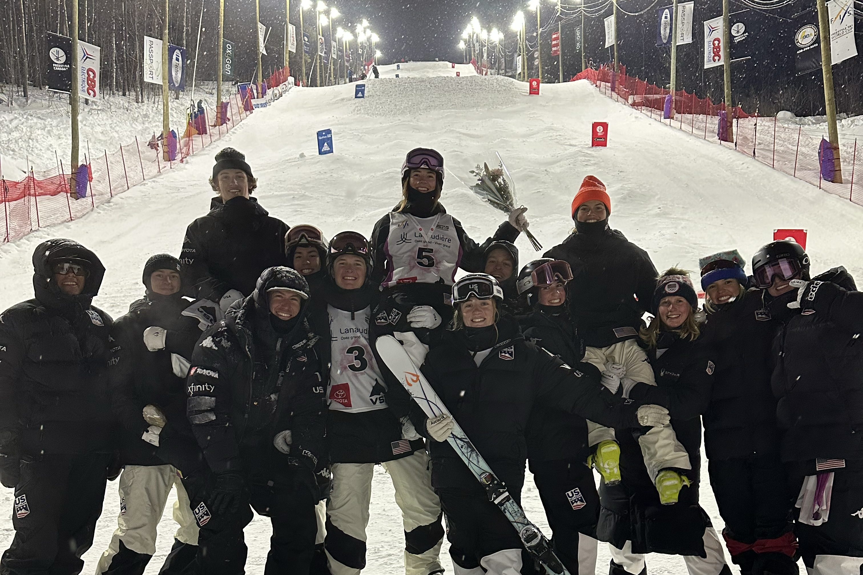 Moguls in Val St. Come