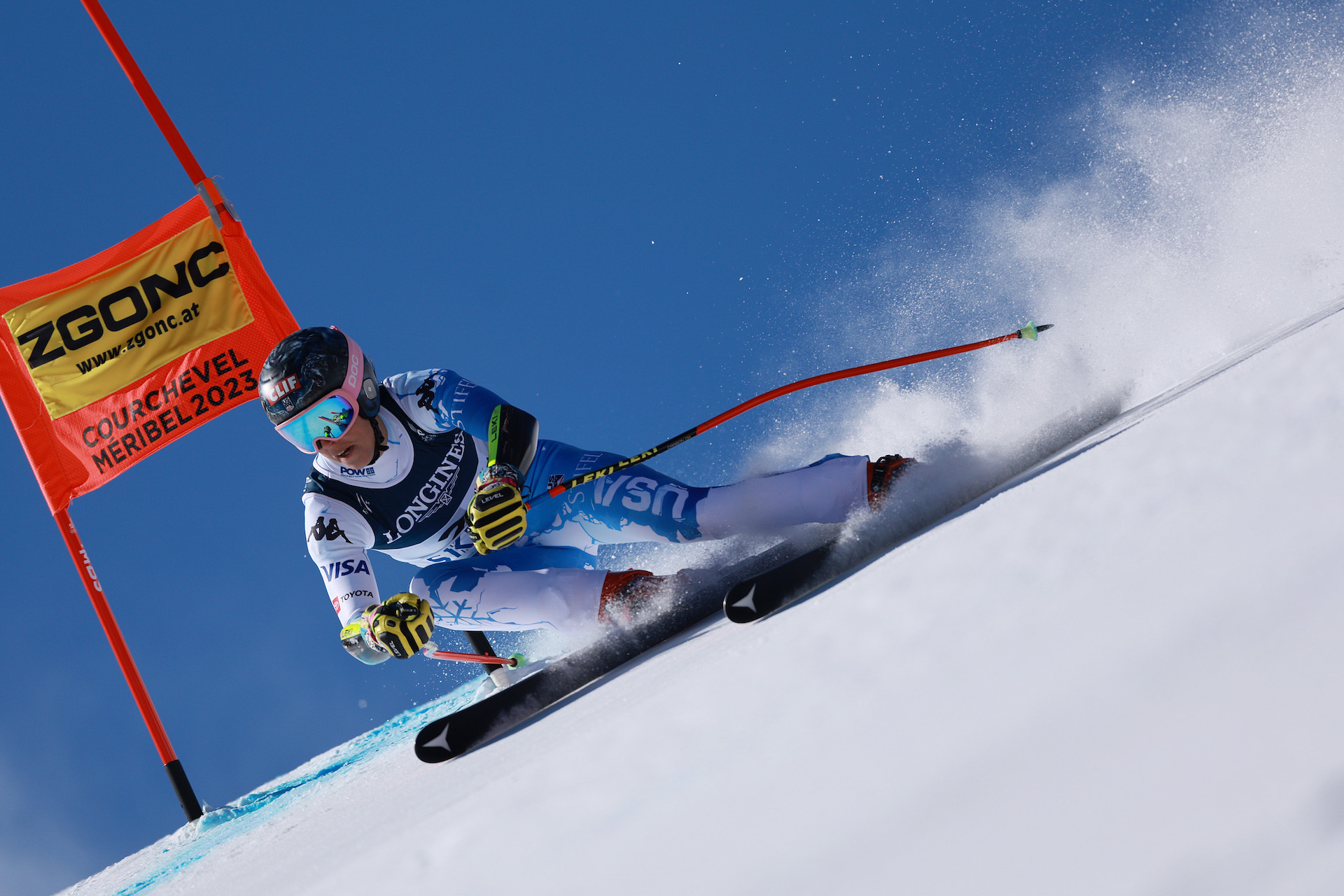 Bella Wright Skis the Super-G in Alpine Combined