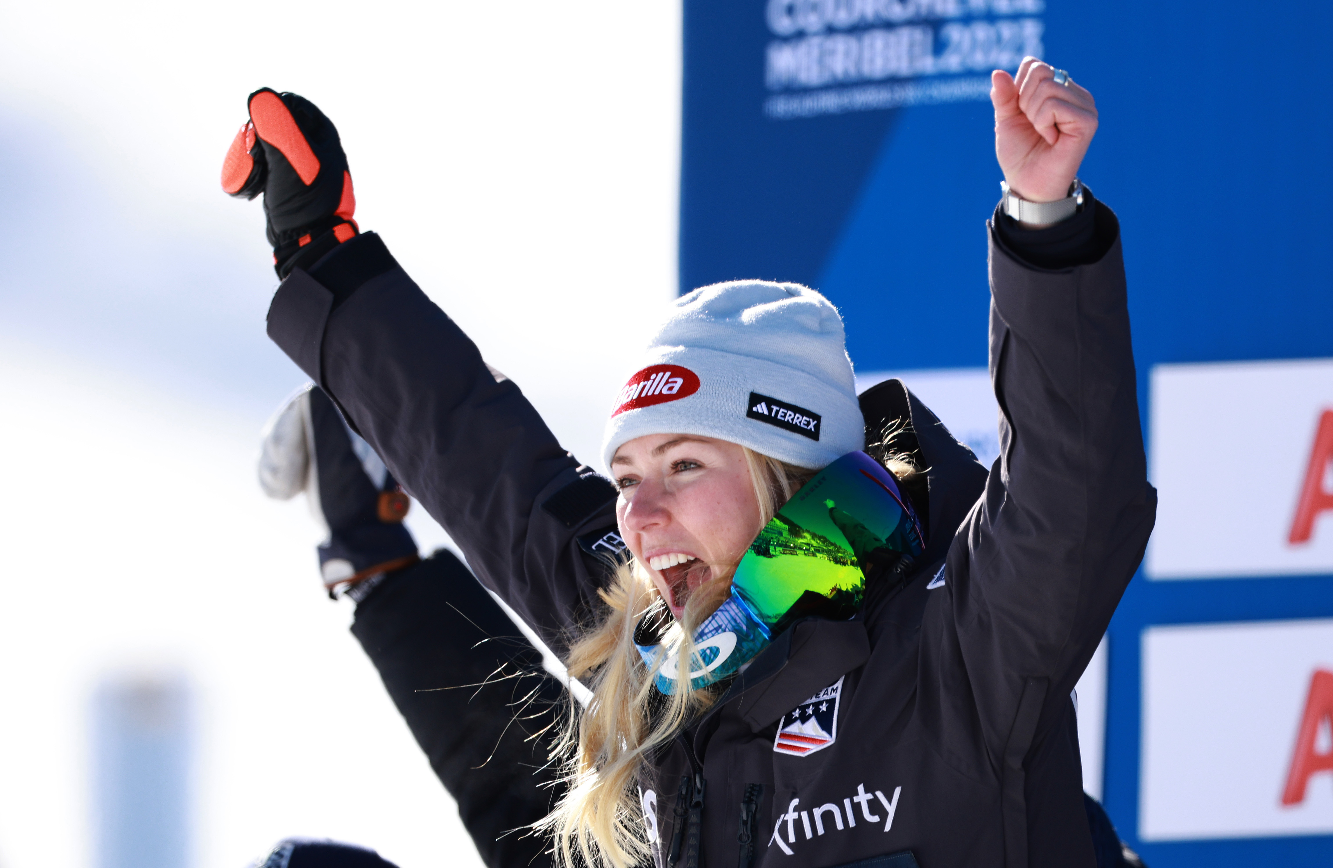 Mikaela Shiffrin Meribel Silver