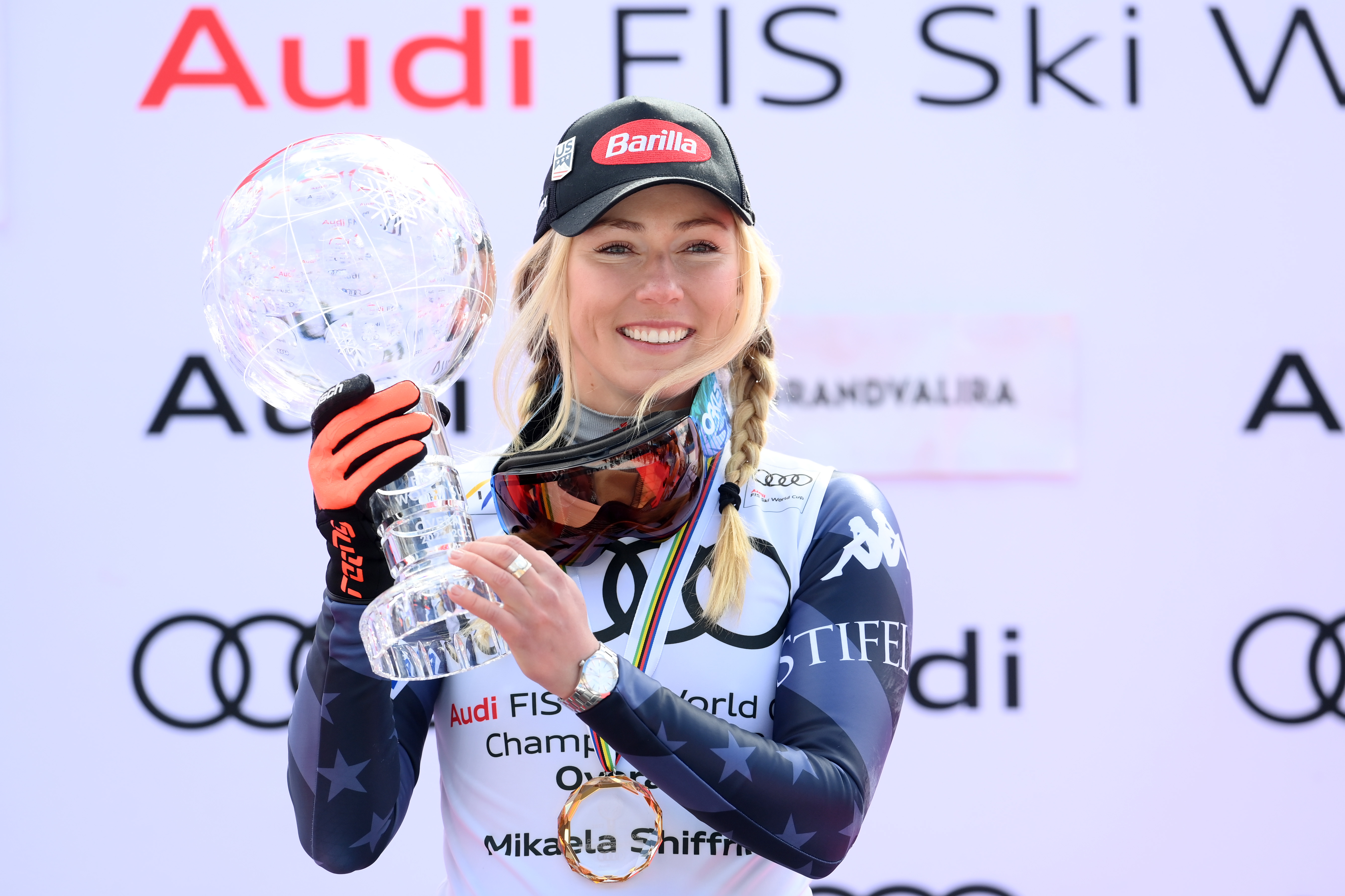 Mikaela Shiffrin overall globe