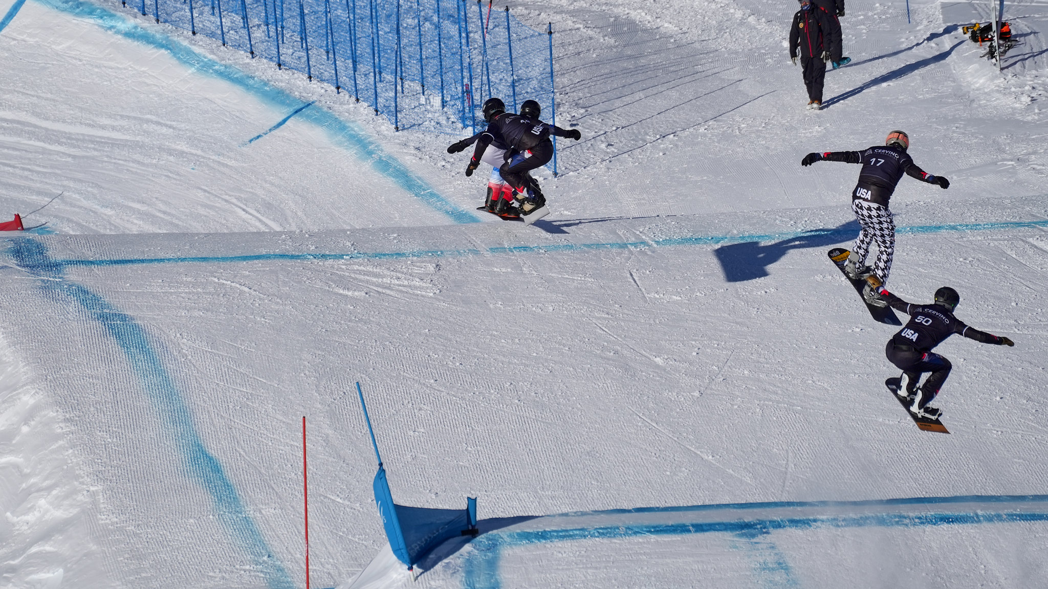 Snowboard cross race Snowboard cross race
