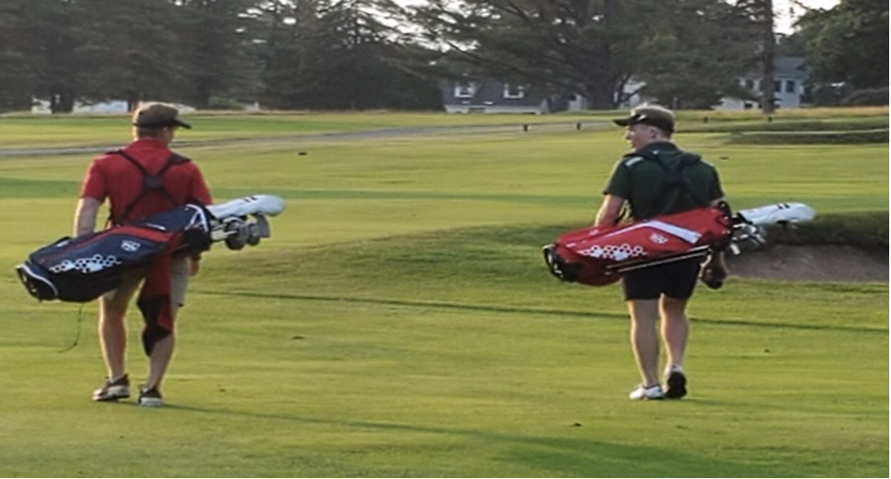 Golfing together