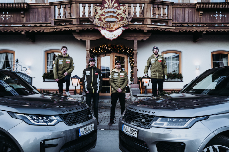 Land Rover U.S. Alpine Ski Team downhillers Ryan, Bryce, Steven, and Travis