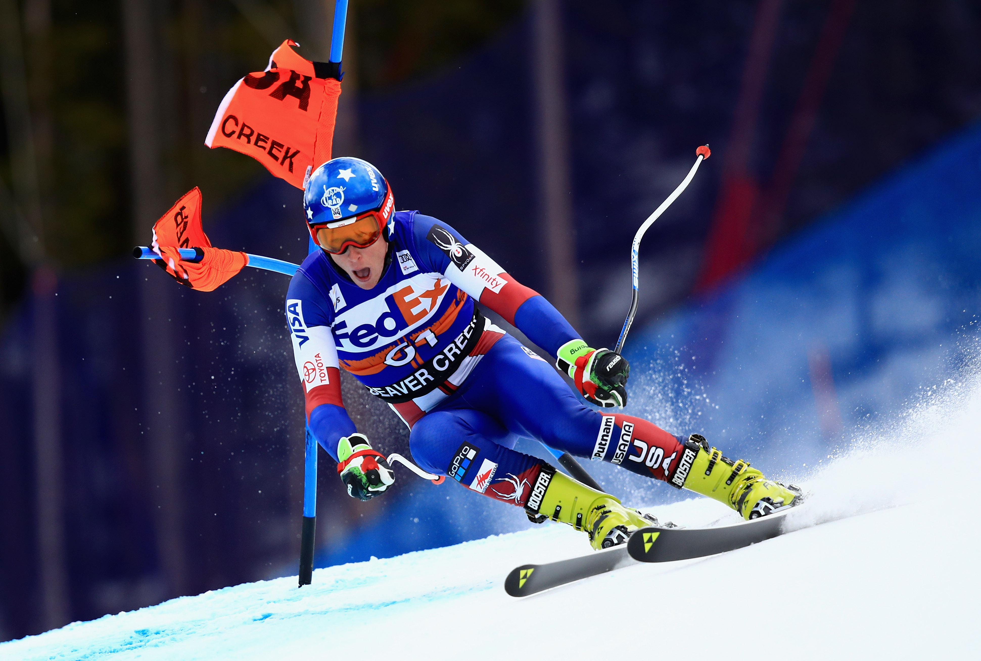 Sam Morse competes in his first career world Cup super G at the Birds of Prey Friday in Beaver Creek, Colorado. (Getty Images - Ezra Shaw)