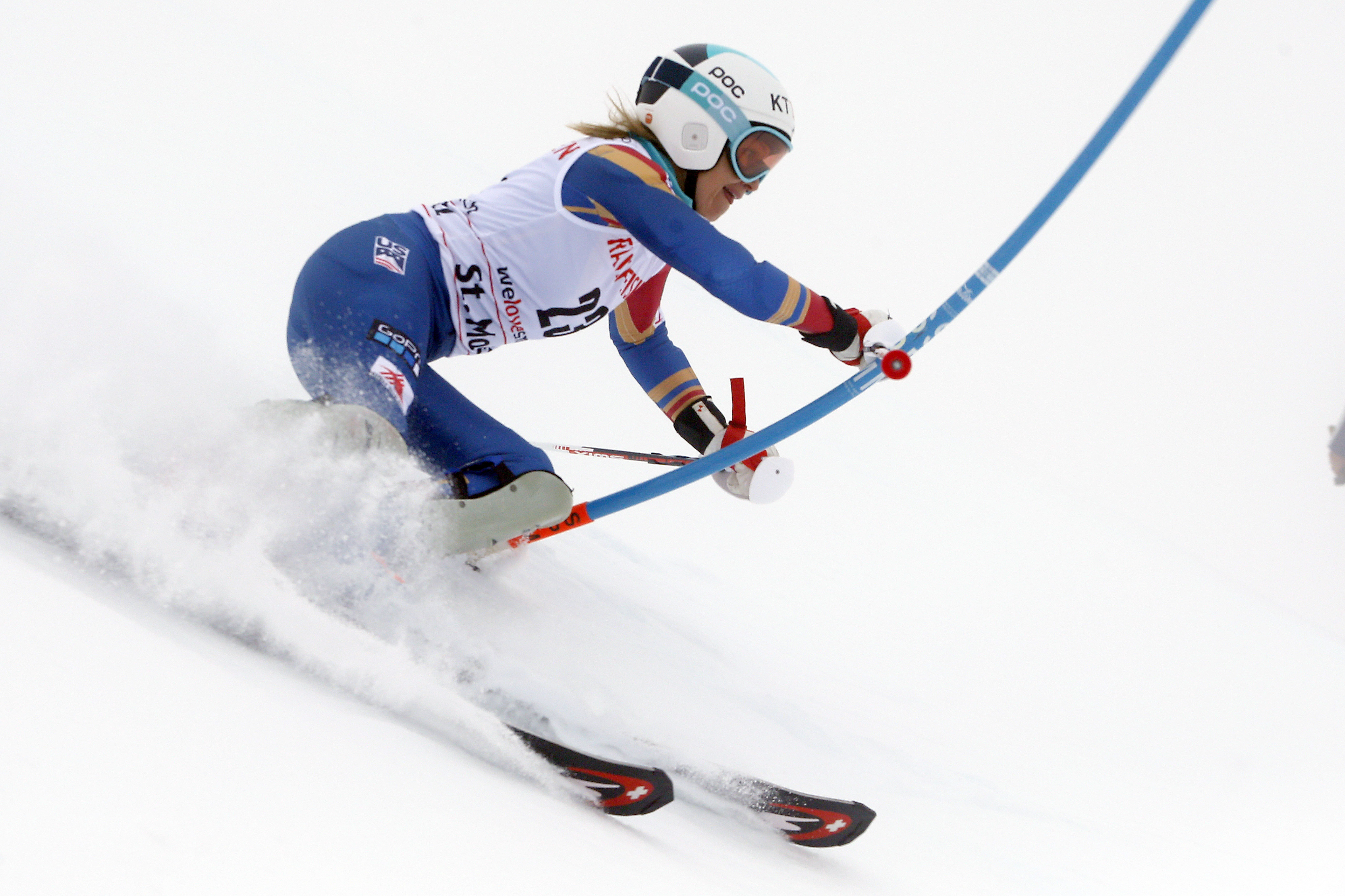 Julia Mancuso slalom 12-8-17