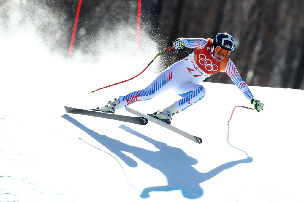 Alice McKennis finished 16th in the super-G at Jeongseon Alpine Centre Saturday. (Getty Images - Alexander Hassenstein)