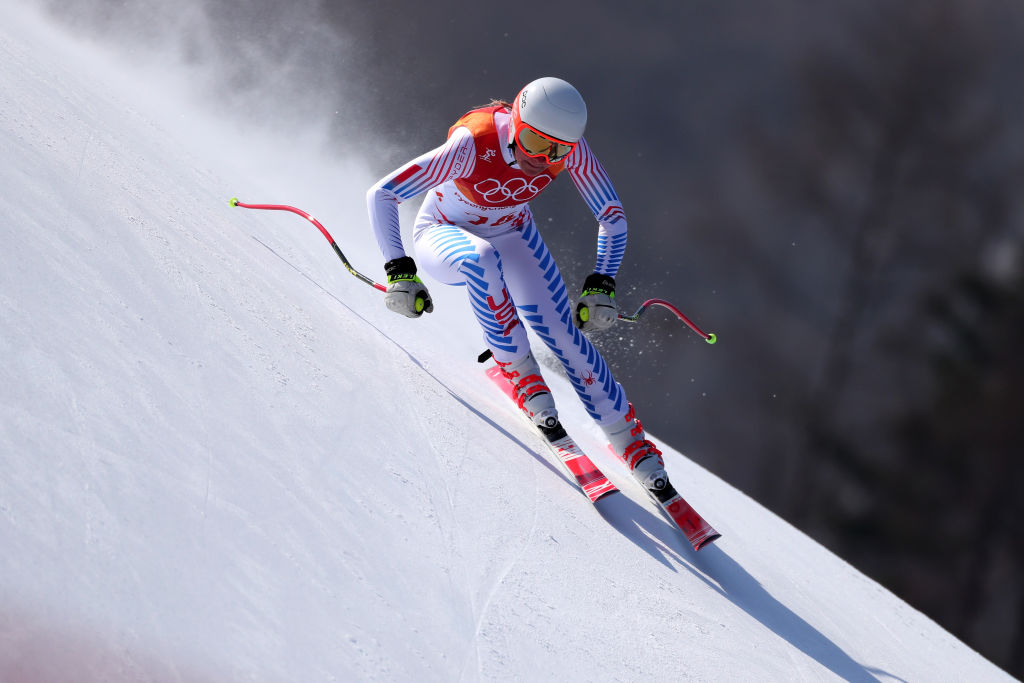 Alice Merryweather finished 15th in her first Olympic event, the alpine combined, at Yongpyong Alpine Centre Thursday. (Getty Images - Tom Pennington)