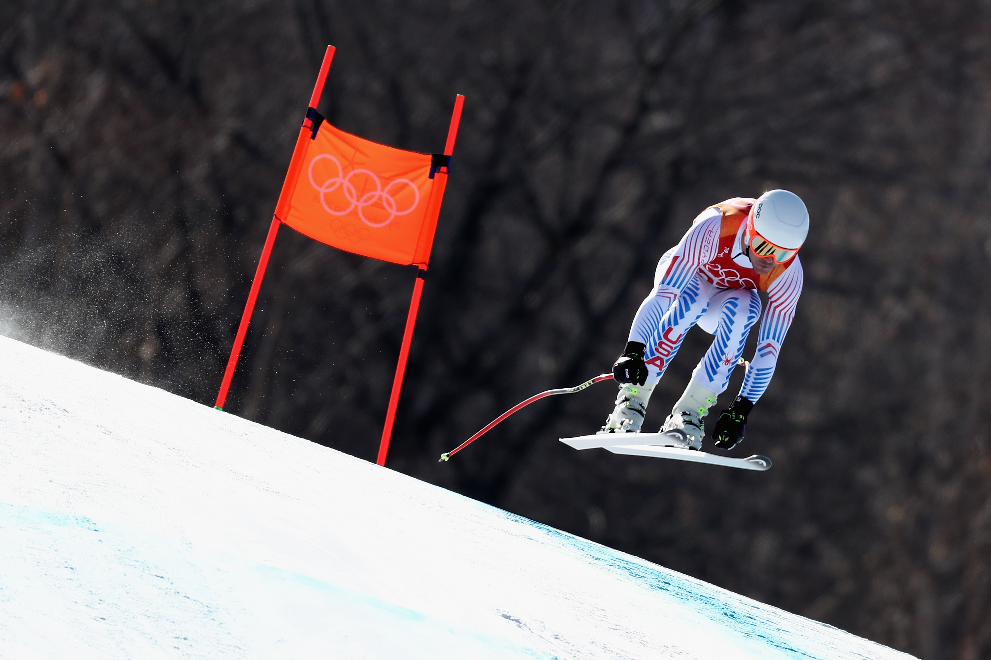 Jared Goldberg finished 20th the downhill Thursday at the Jeongseon Alpine Centre. (Getty Images - Al Bello)