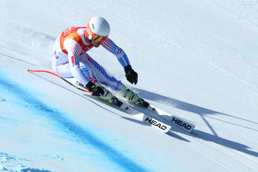 Jared Goldberg finished 24th in the super-G at the 2018 Olympic Winter Games. (Getty Images - Adam Pretty)