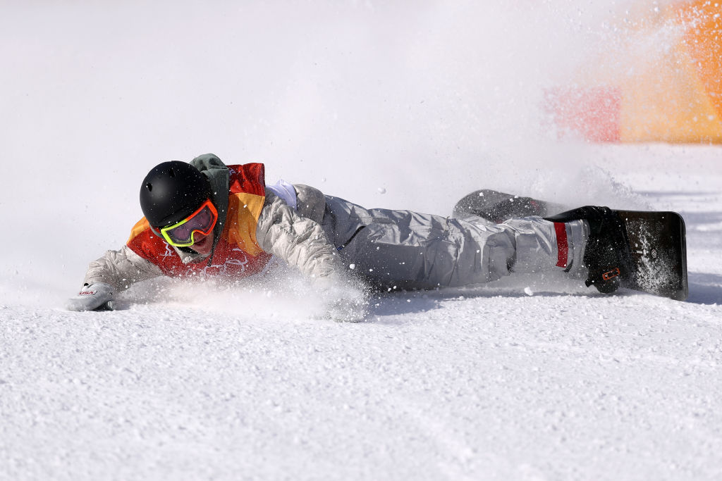 Red Gerard crashed out in his first two of three runs in the slopestyle final at the 2018 Winter Olympic Games at Phoenix Snow Park on Sunday. (Getty Images - Clive Rose)