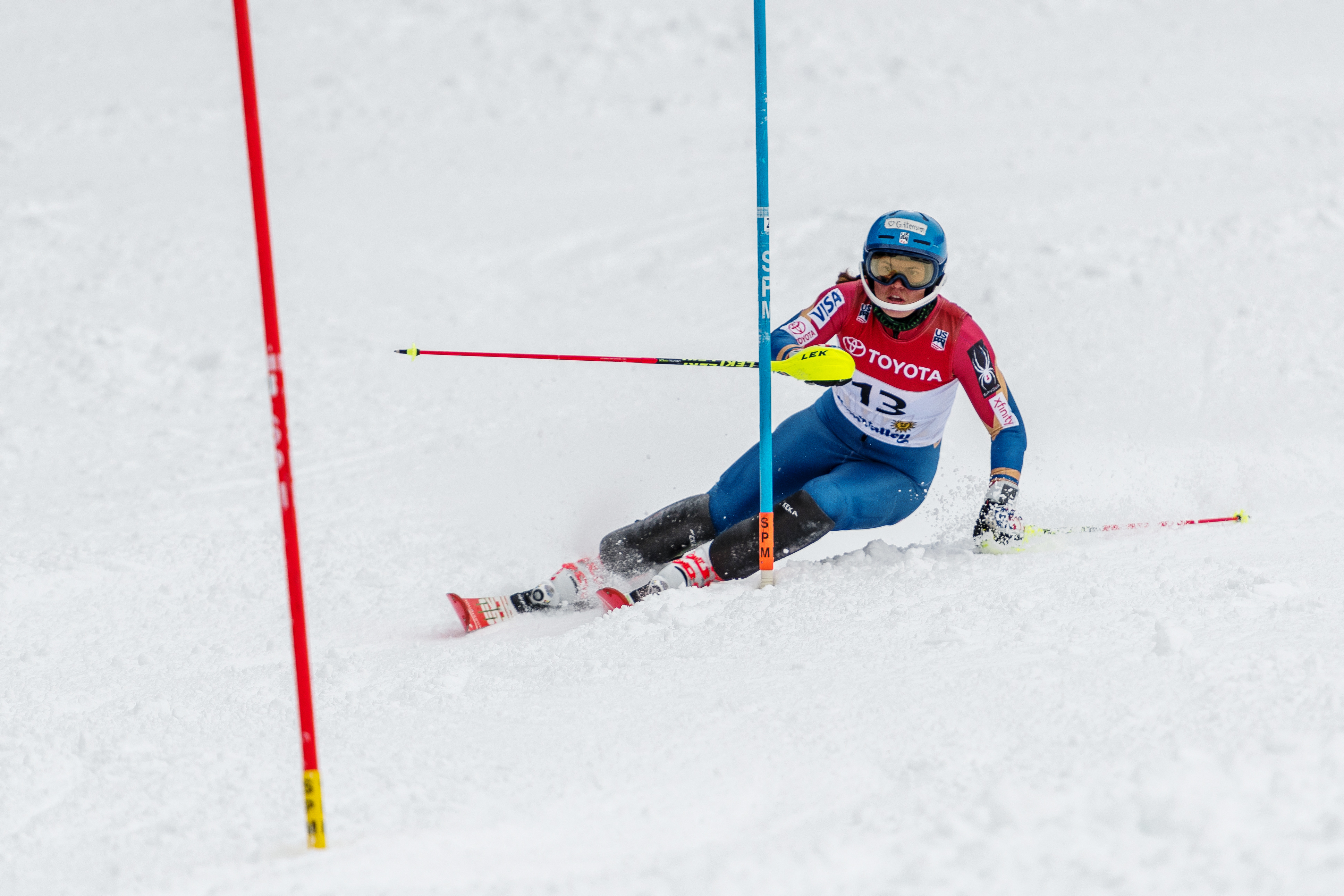 Katie Hensien finished fifth in the alpine combined at the Toyota U.S. Alpine Championships. (Nils Ribi Photography)