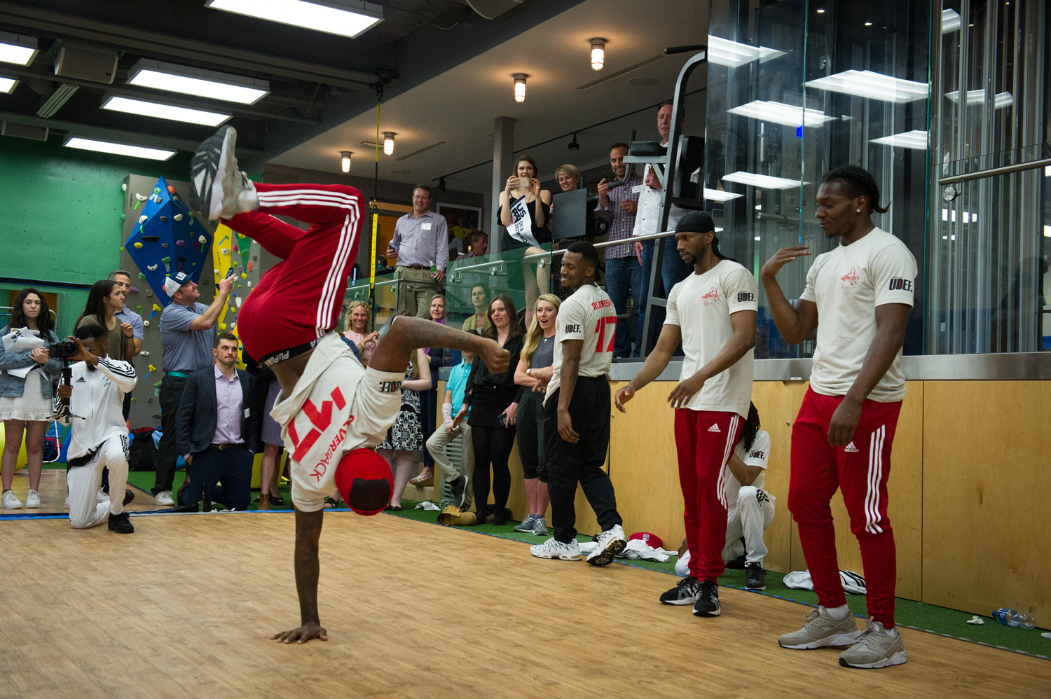 Professional break dancers