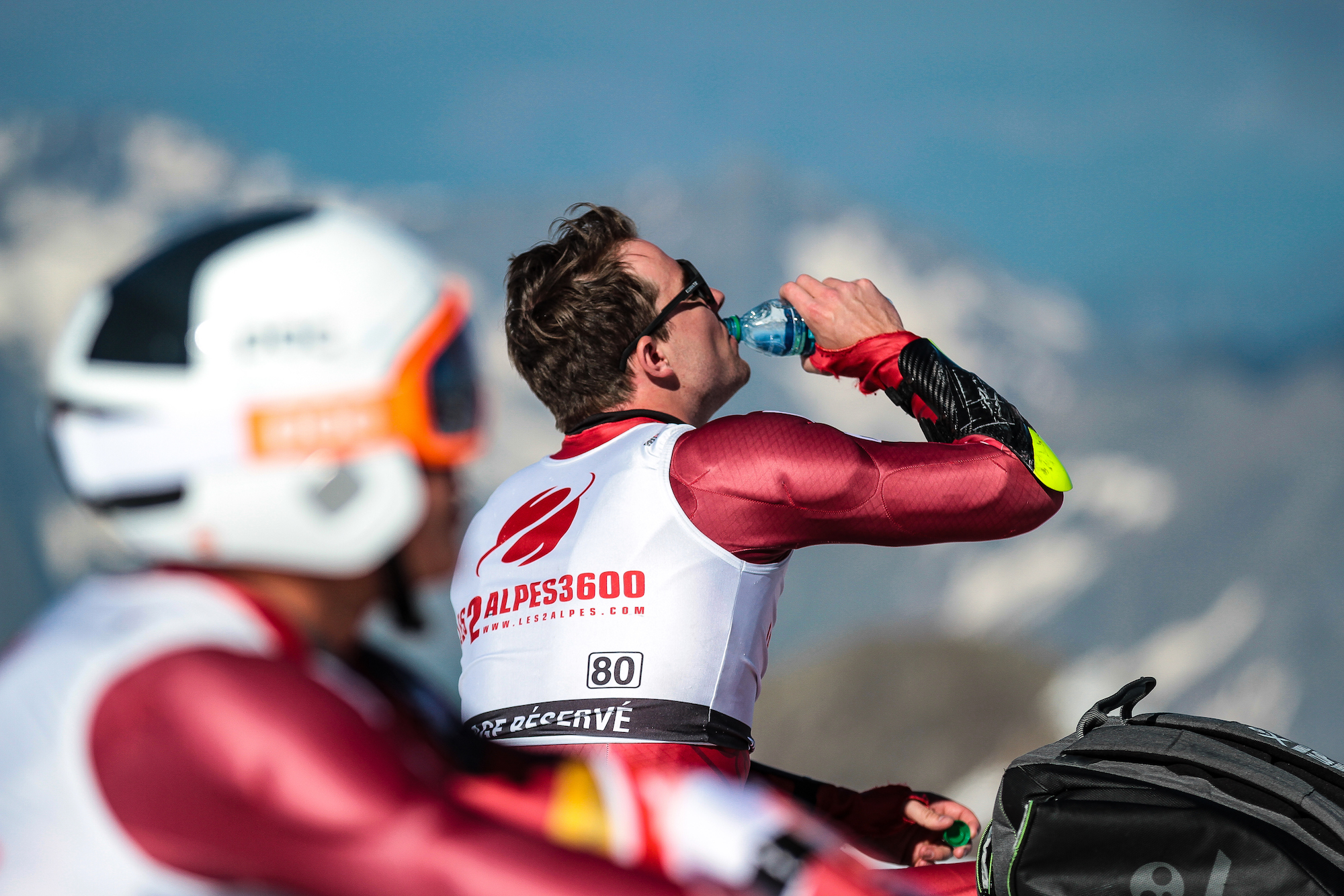 Water break for Nick Krause