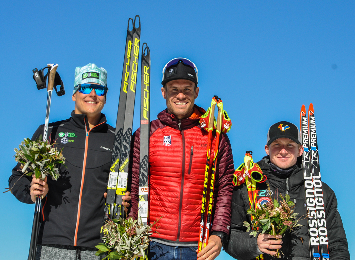Men's podium