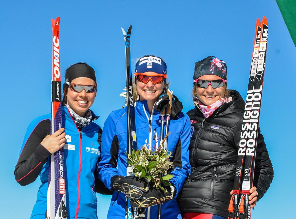 women's podium